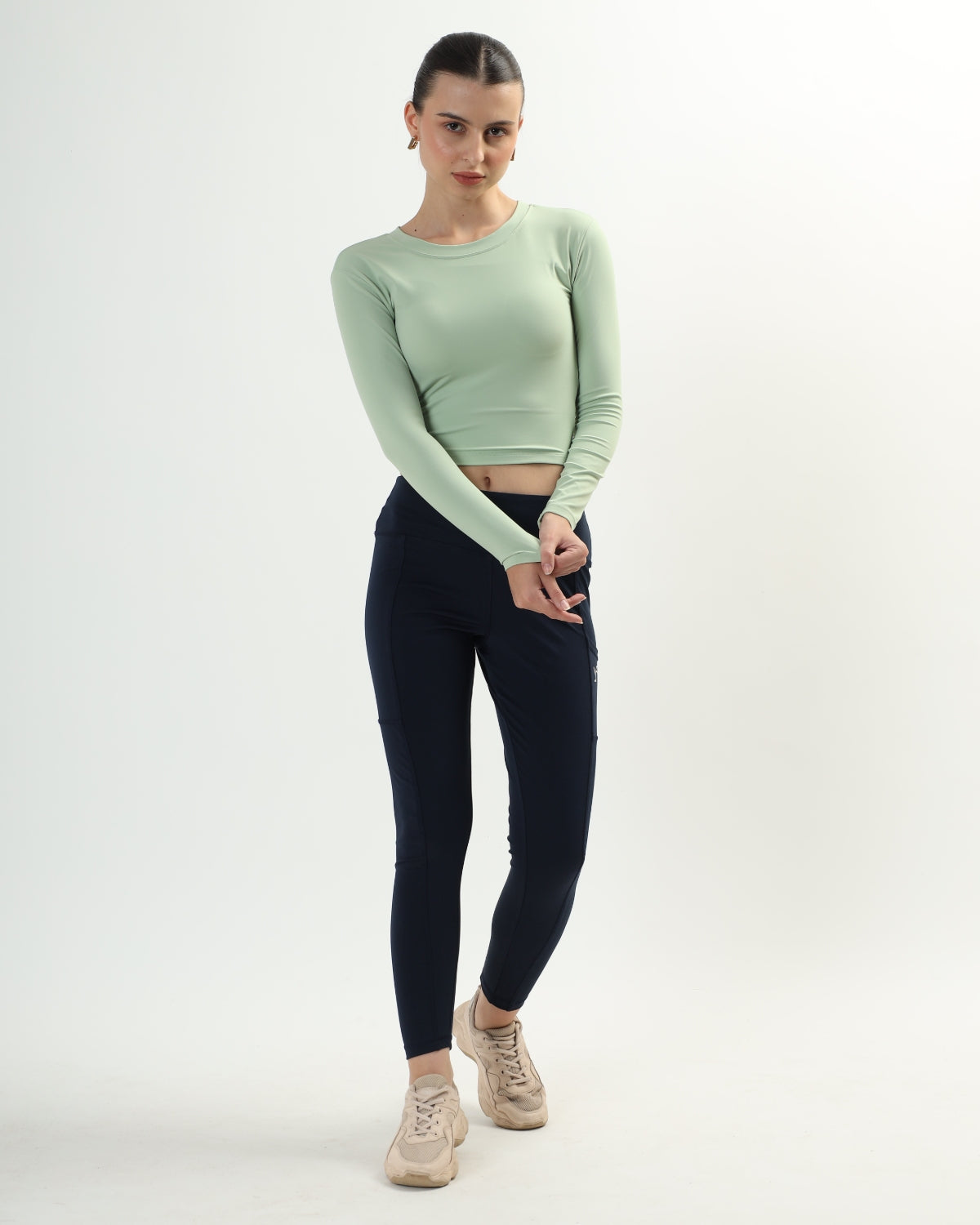 Swoosh Padded Knot Blot Flex Top (LGN)