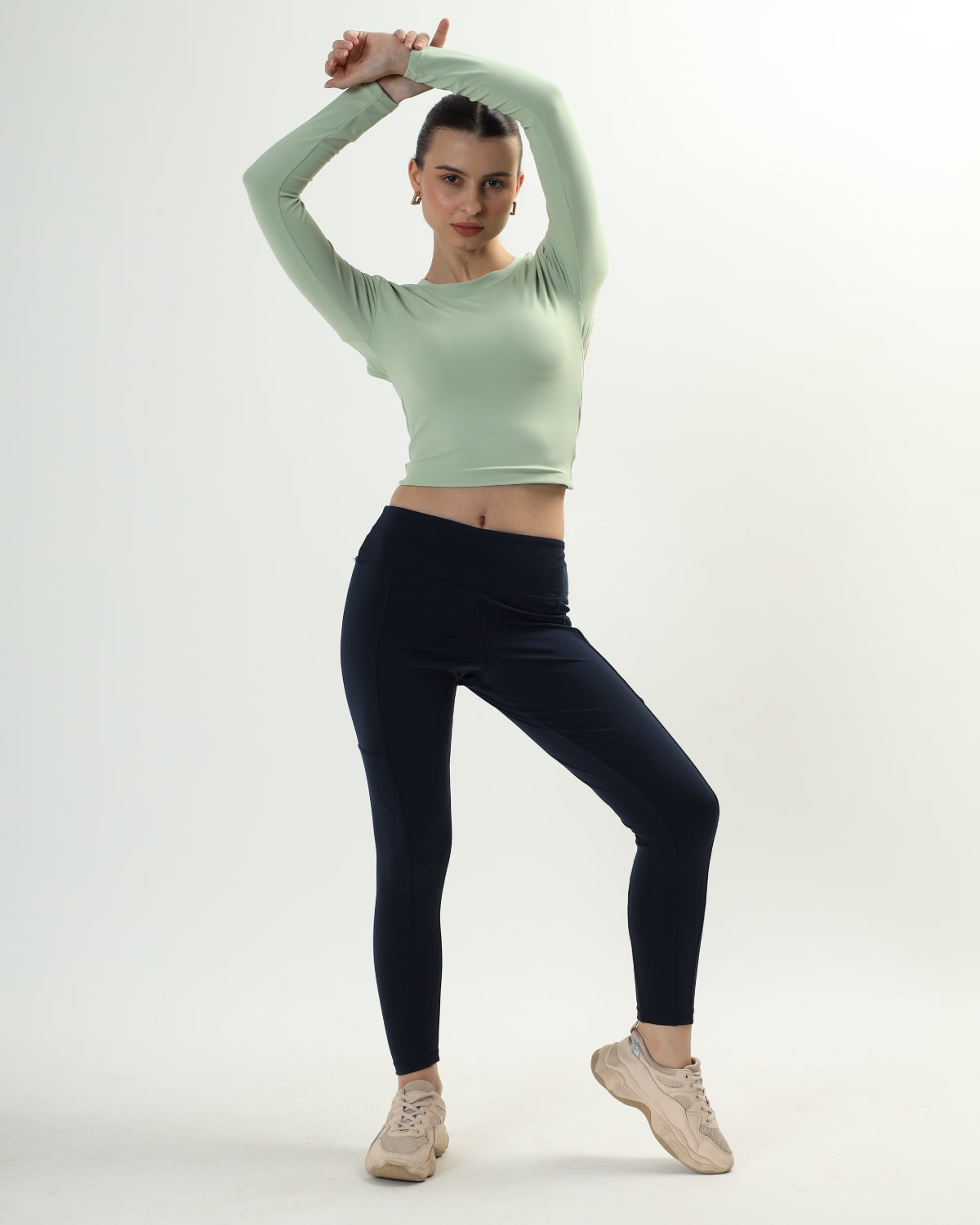Swoosh Padded Knot Blot Flex Top (LGN)