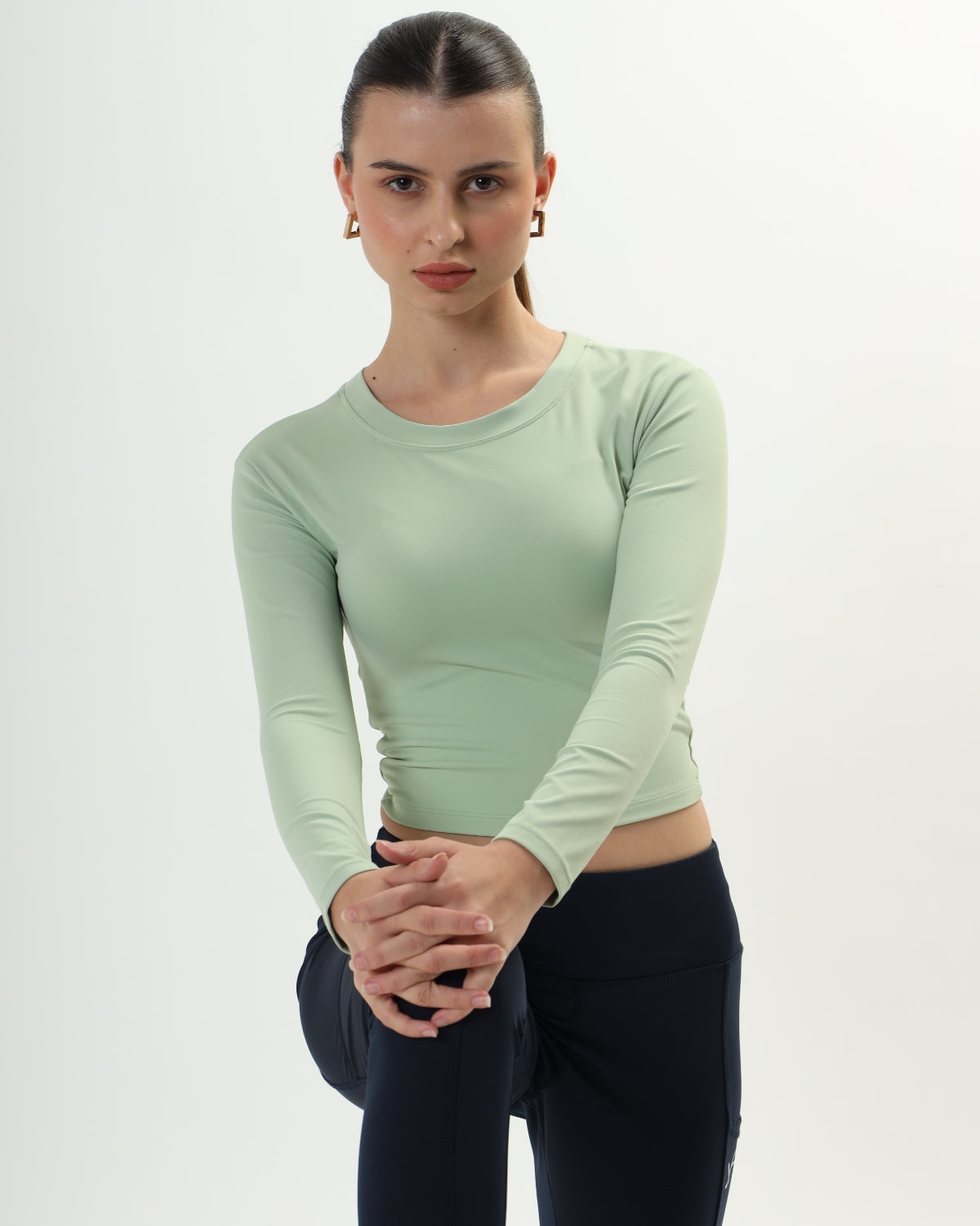 Swoosh Padded Knot Blot Flex Top (LGN)