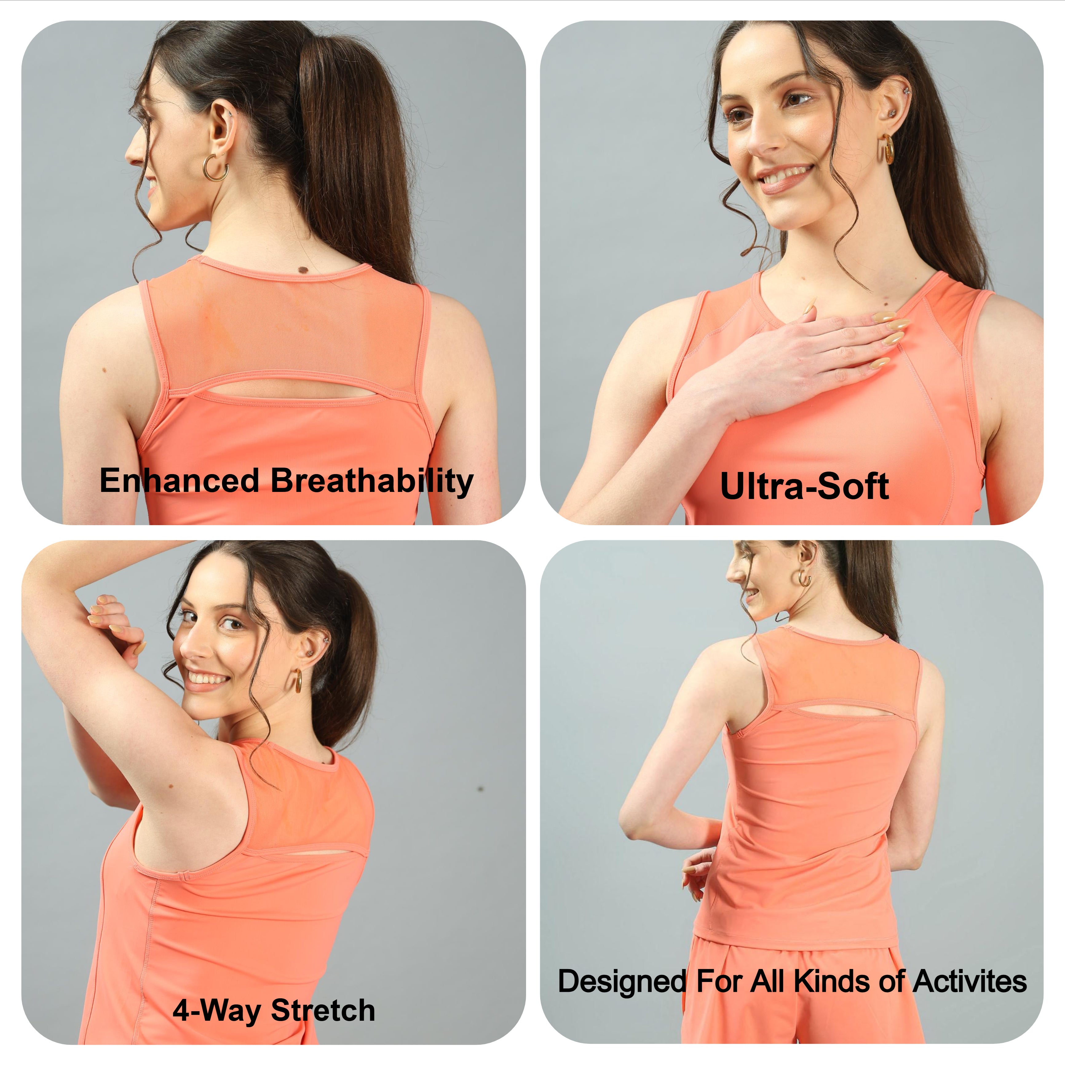 Swoosh Comfy Mesh Back Tank top | Original Softretch®