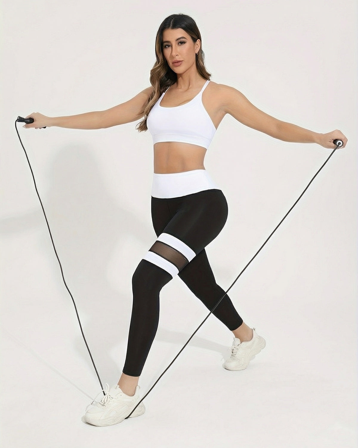 Original Core Mesh Band Leggings | Ultra Breathable | Original Softretch® (Black)