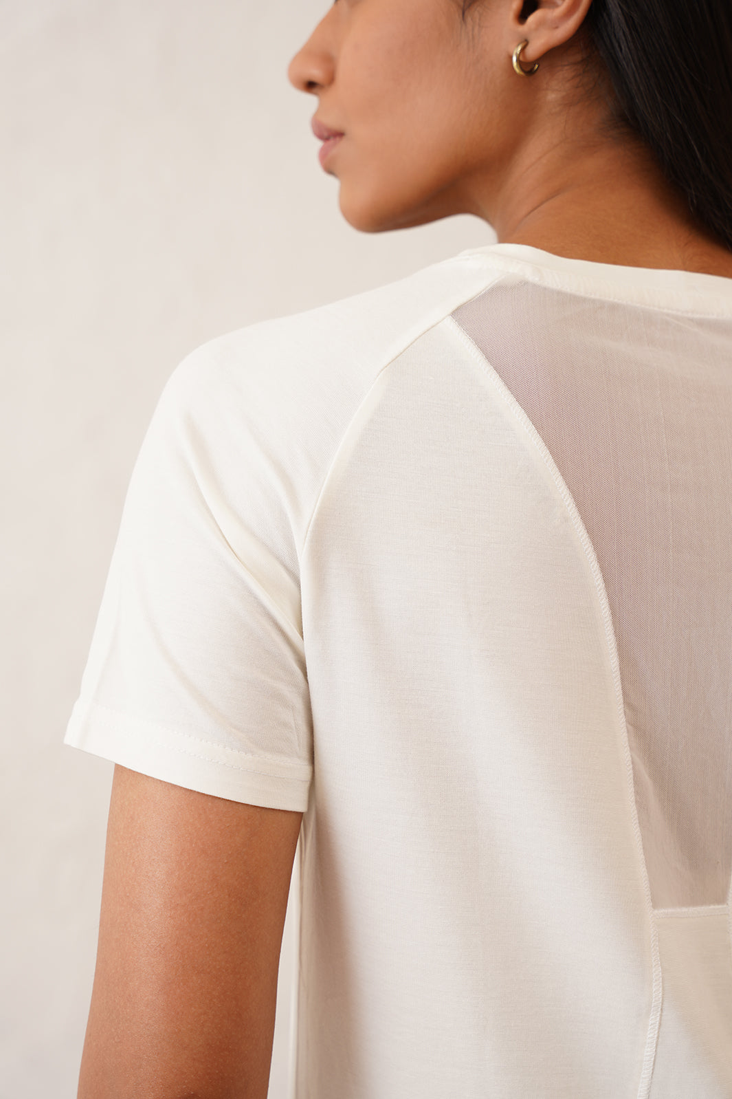 Core Comfy Mesh Back T-Shirt | Relaxed fit (W)