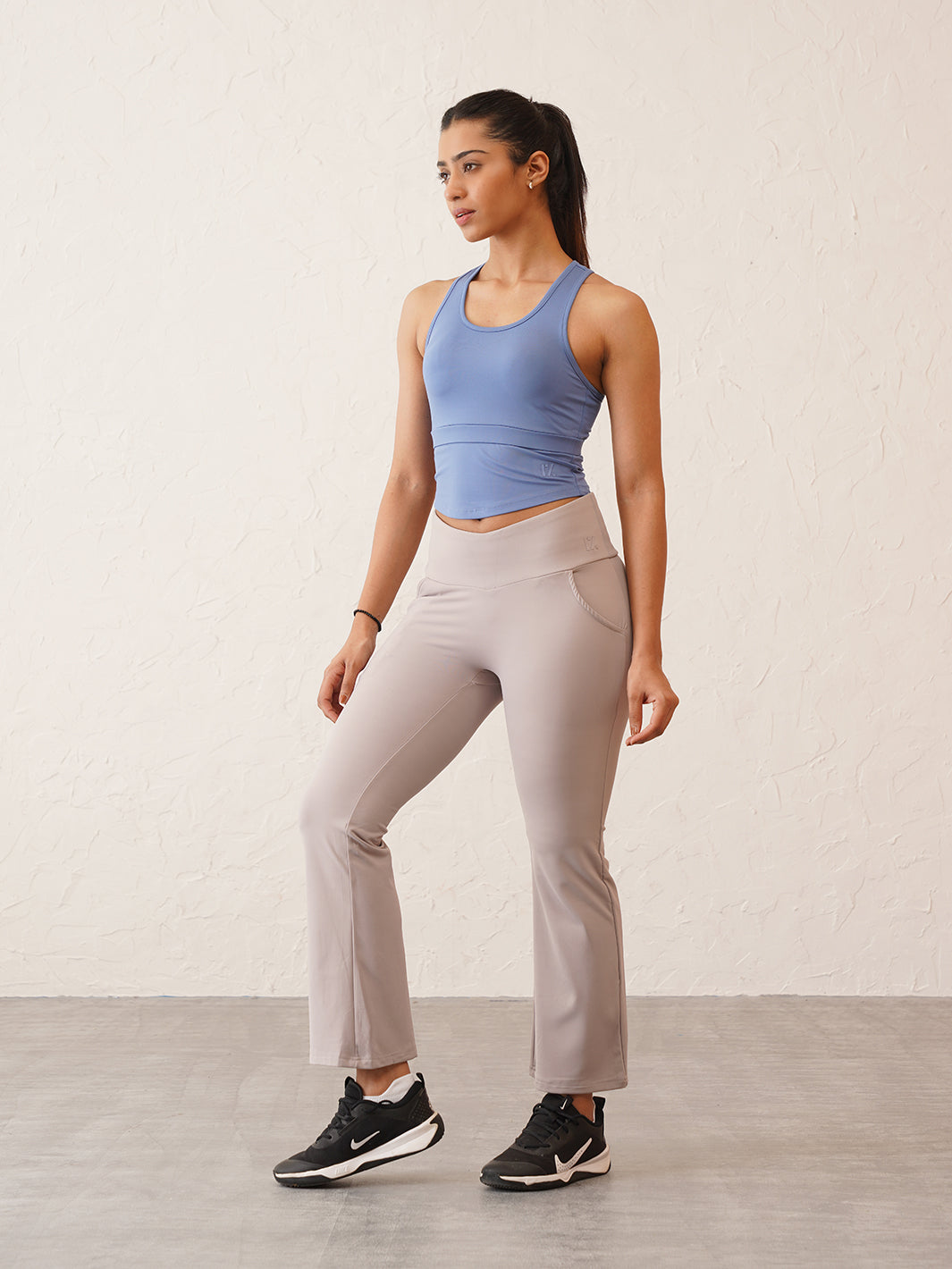 Swoosh Boot Cut Flair Pants (N) | Original Softretch®