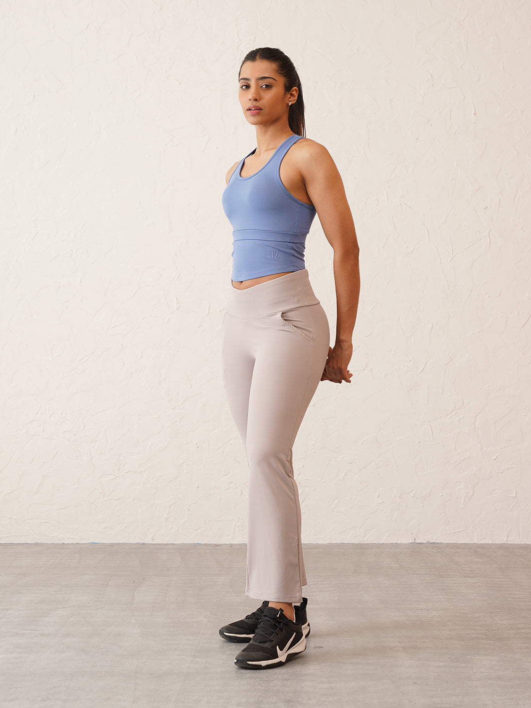 Swoosh Boot Cut Flair Pants (N) | Original Softretch®