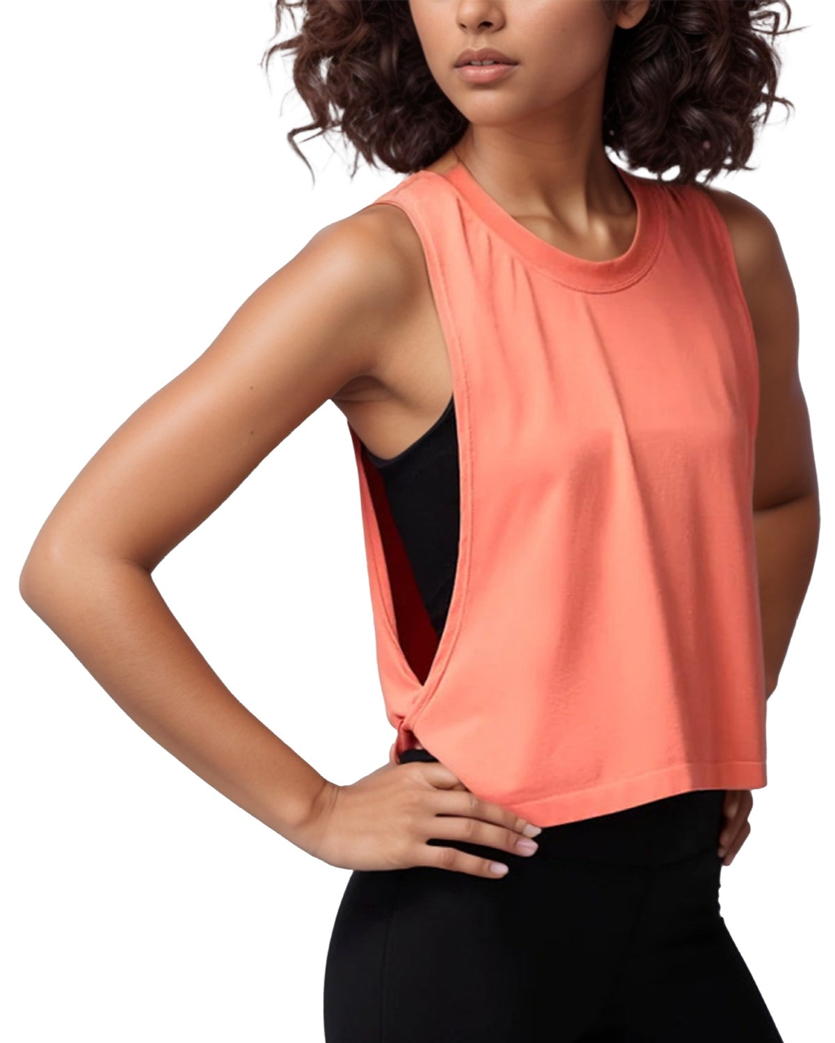 Original Core Layer Tank top | Softretch® (Coral Orange)