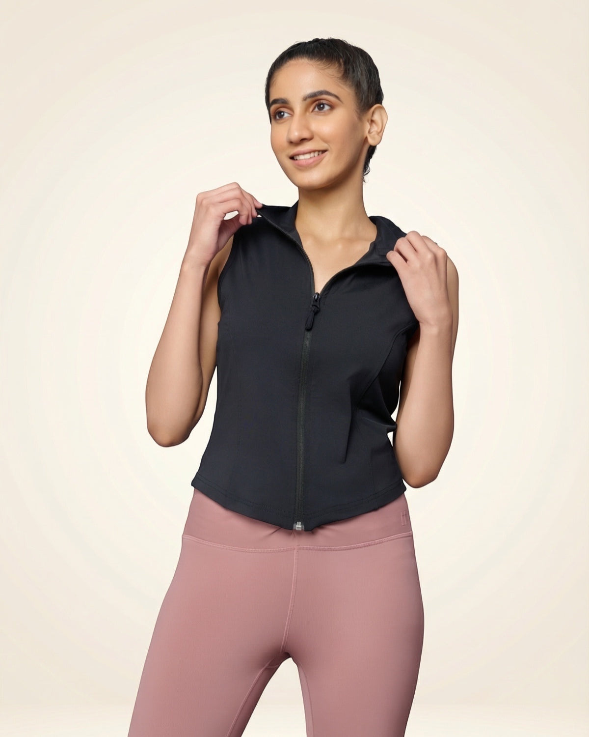 Original Core Sleeveless Jacket (B) | Softretch® Black