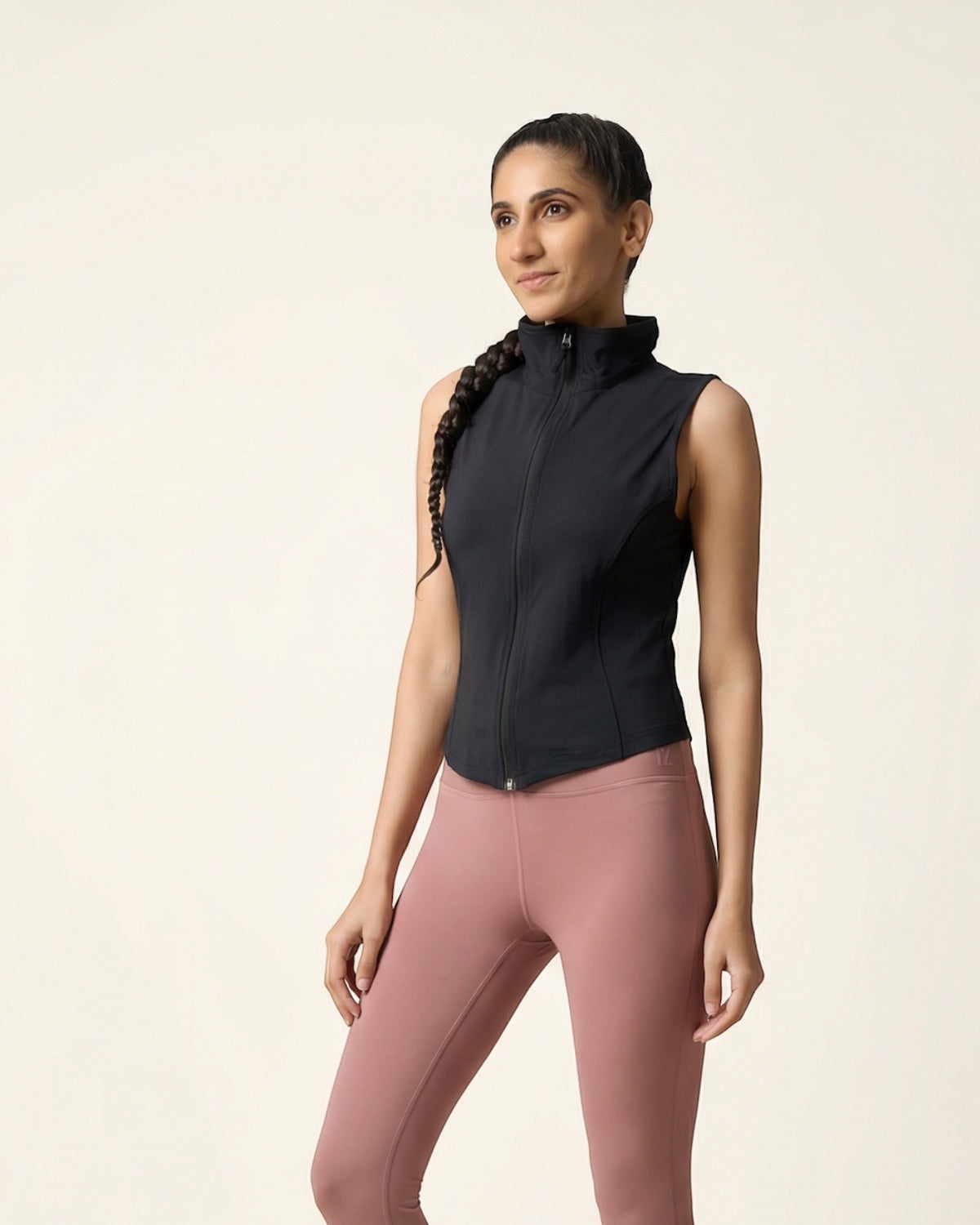 Original Core Sleeveless Jacket (B) | Softretch® Black