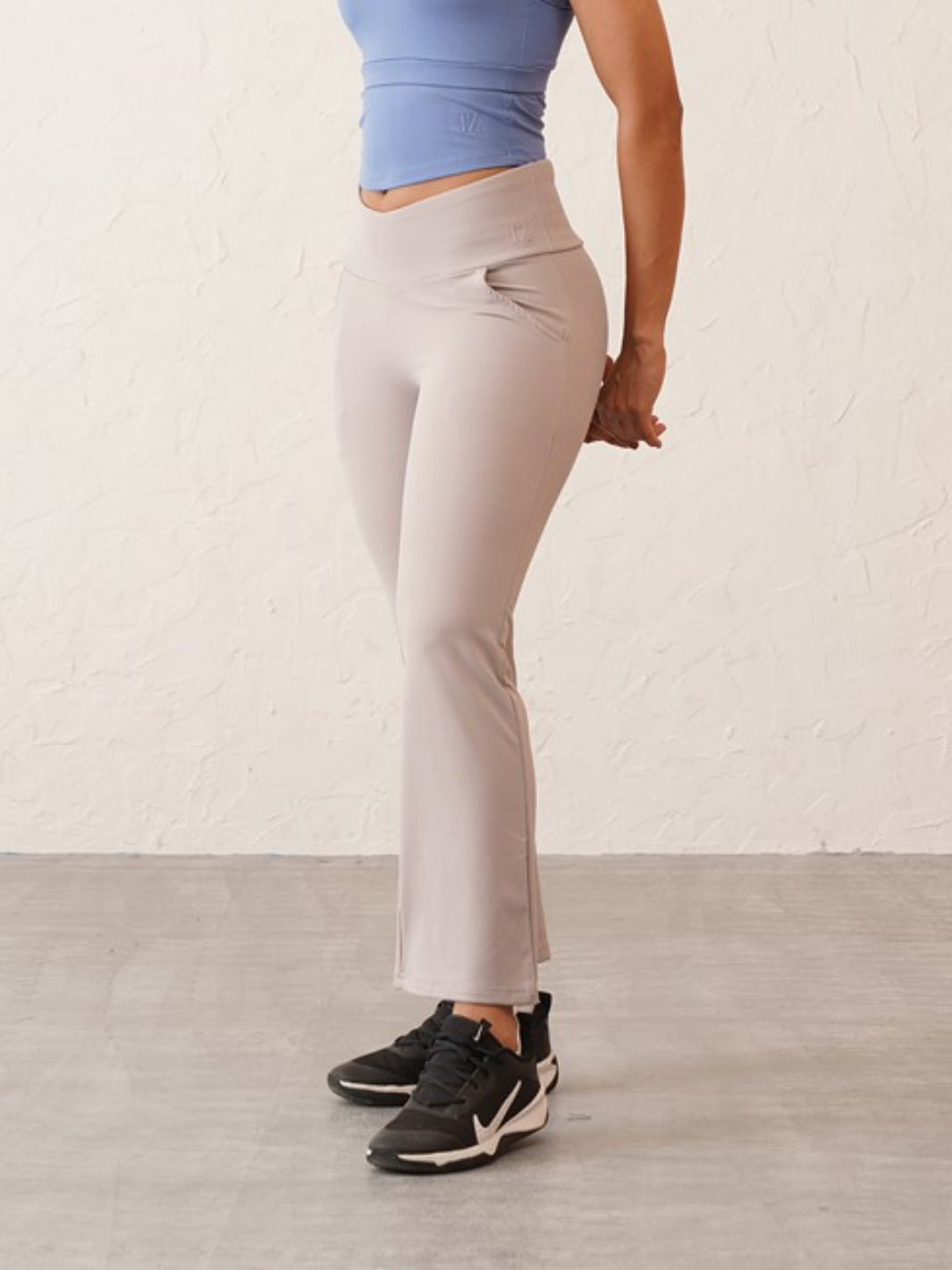 Swoosh Boot Cut Flair Pants (N) | Original Softretch®