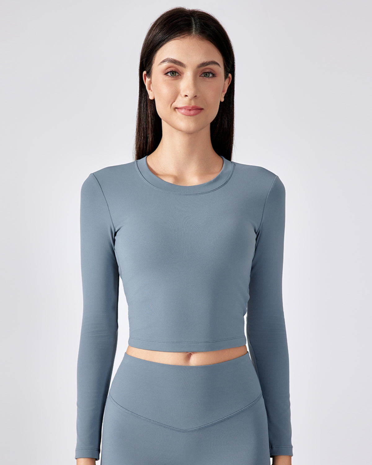 Original Swoosh Padded Knot Blot Flex Top (SB) | Open Back | Softretch® (Steel Blue)