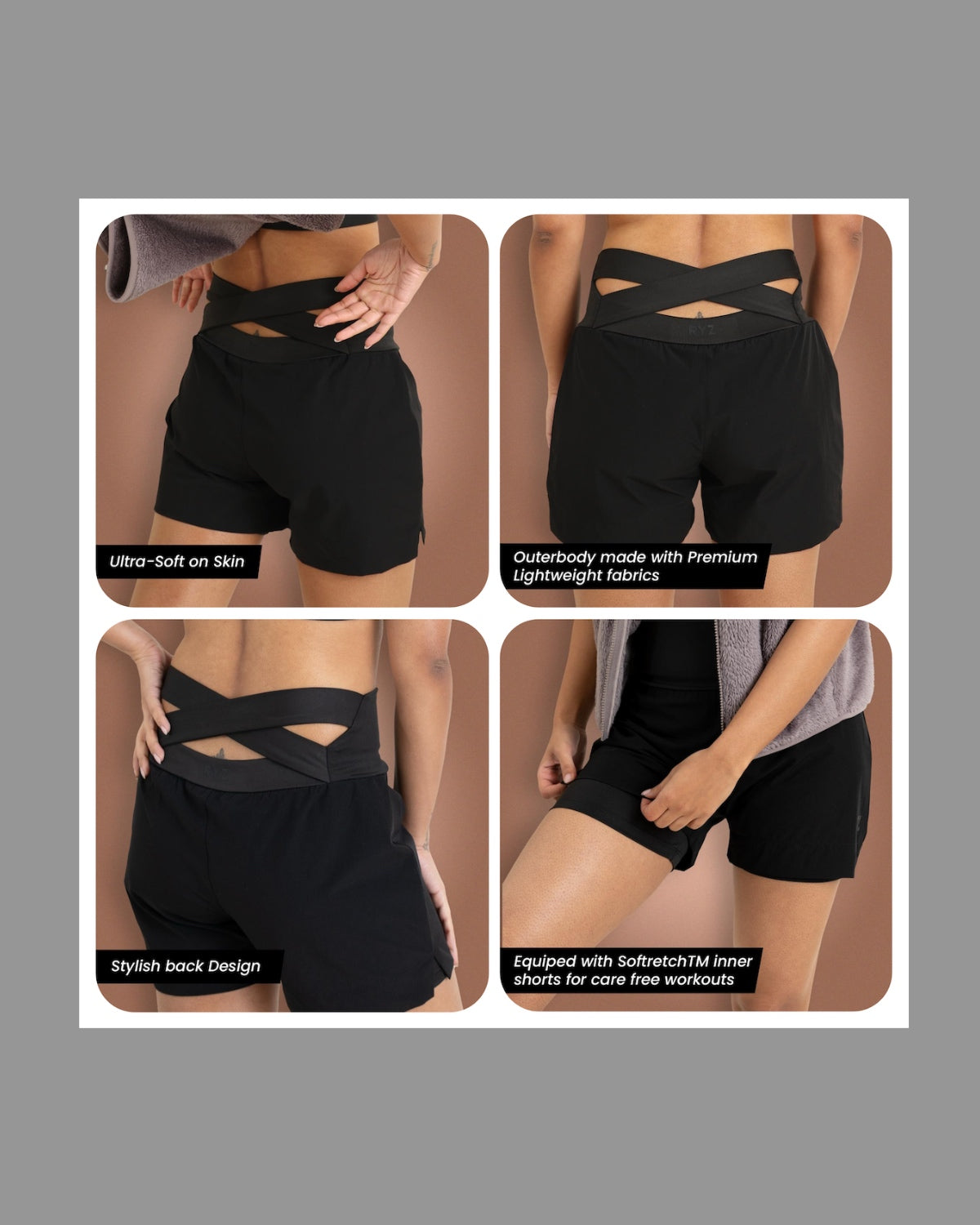 Swoosh Crossbelt Shorts (NV)