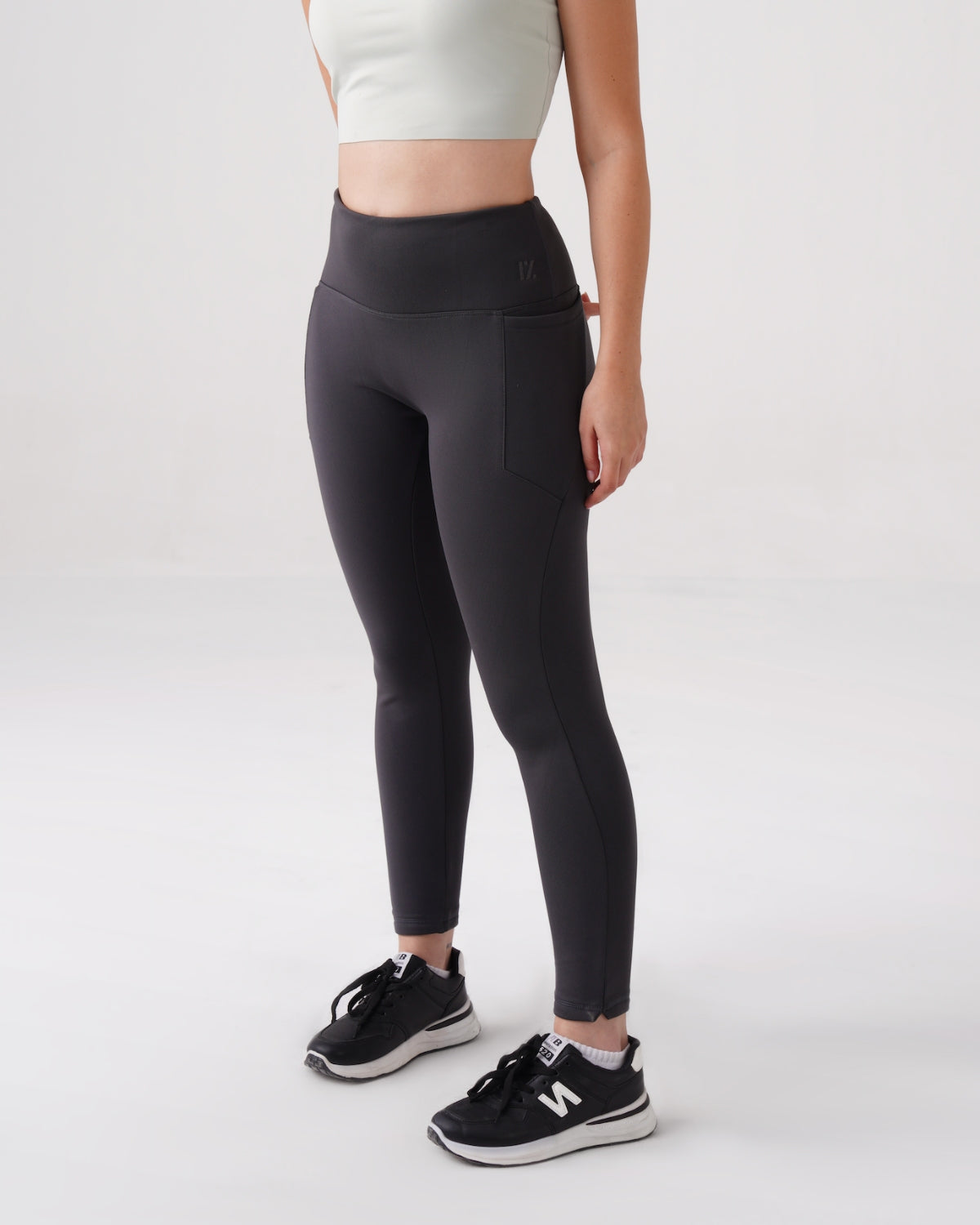 Original Warm-strech Leggings with Pockets | Furry Warmth (G)