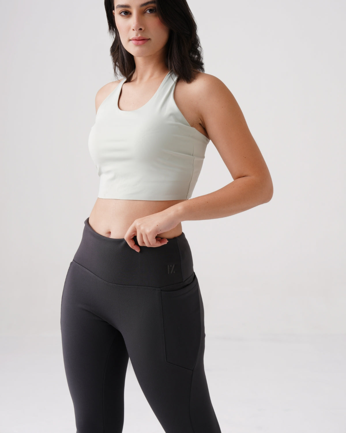 Warm-strech Leggings with Pockets | Furry Warmth (G)