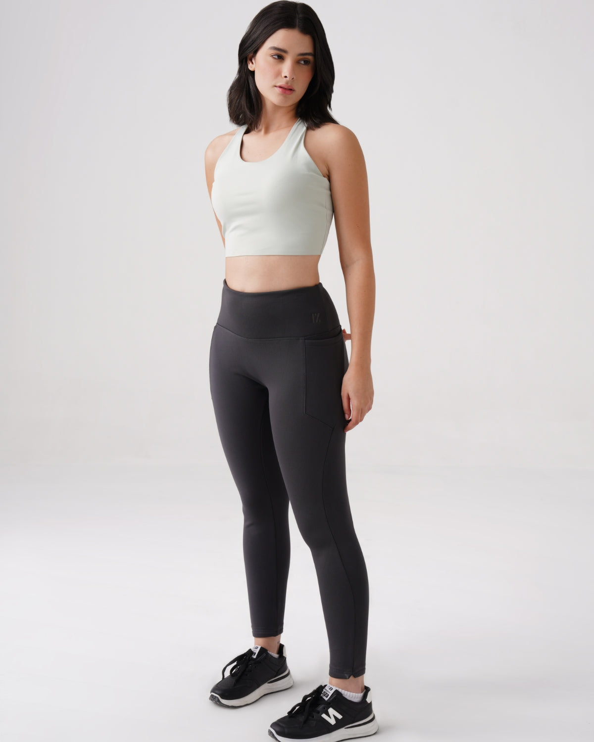 Warm-strech Leggings with Pockets | Furry Warmth (G)