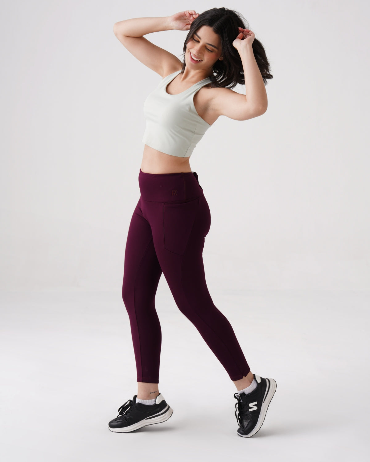 Warm-strech Leggings with Pockets | Furry Warmth (WN)