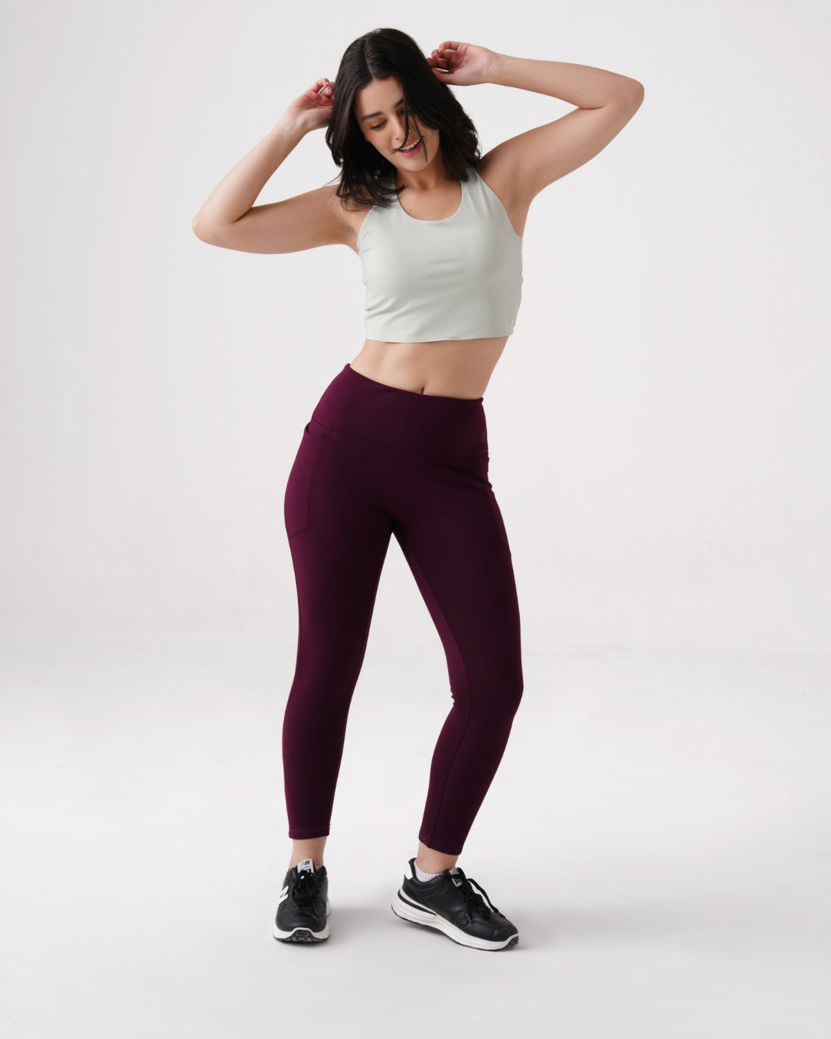 Warm-strech Leggings with Pockets | Furry Warmth (WN)