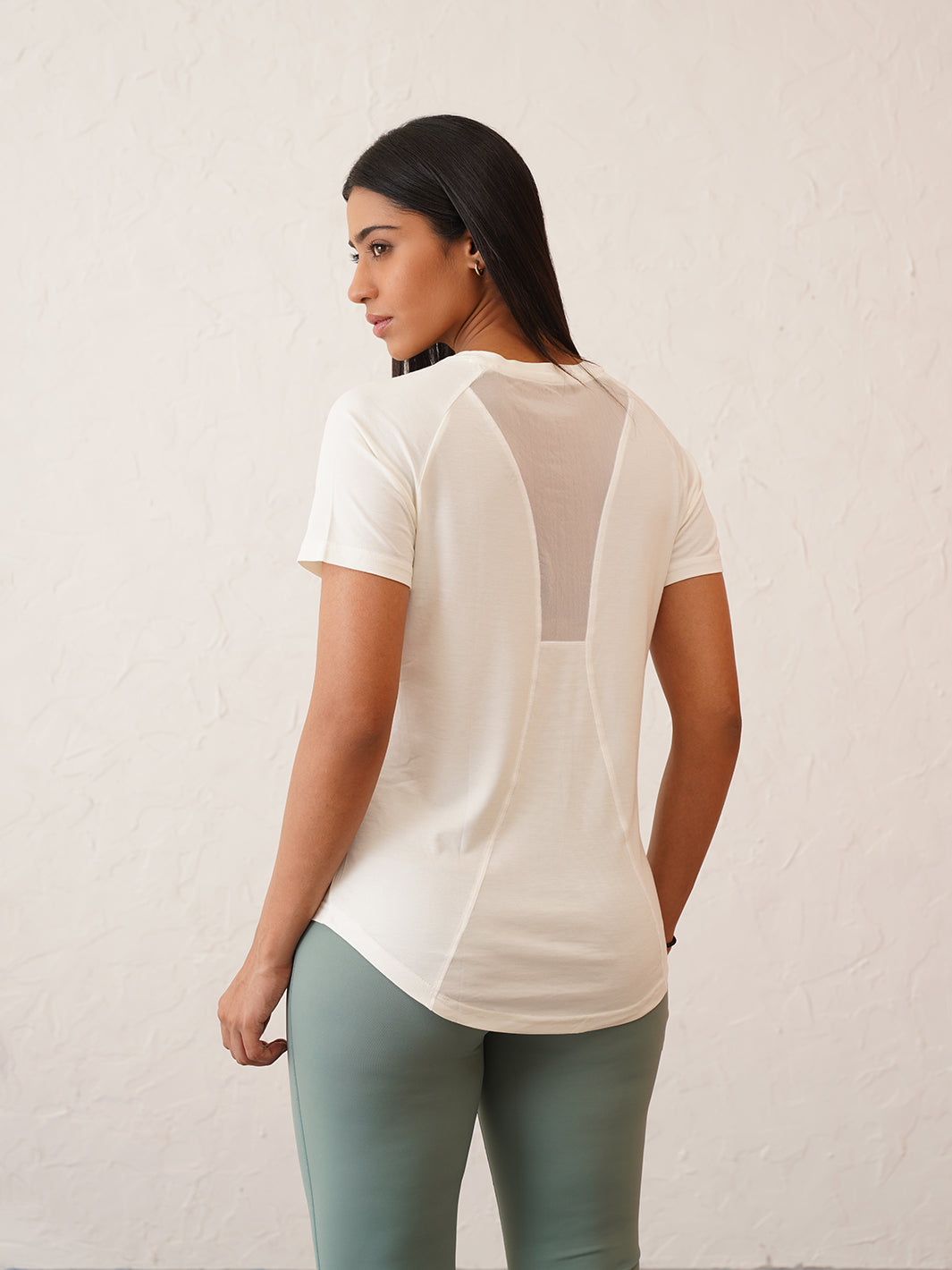 Core Comfy Mesh Back T-Shirt | Relaxed fit (W)