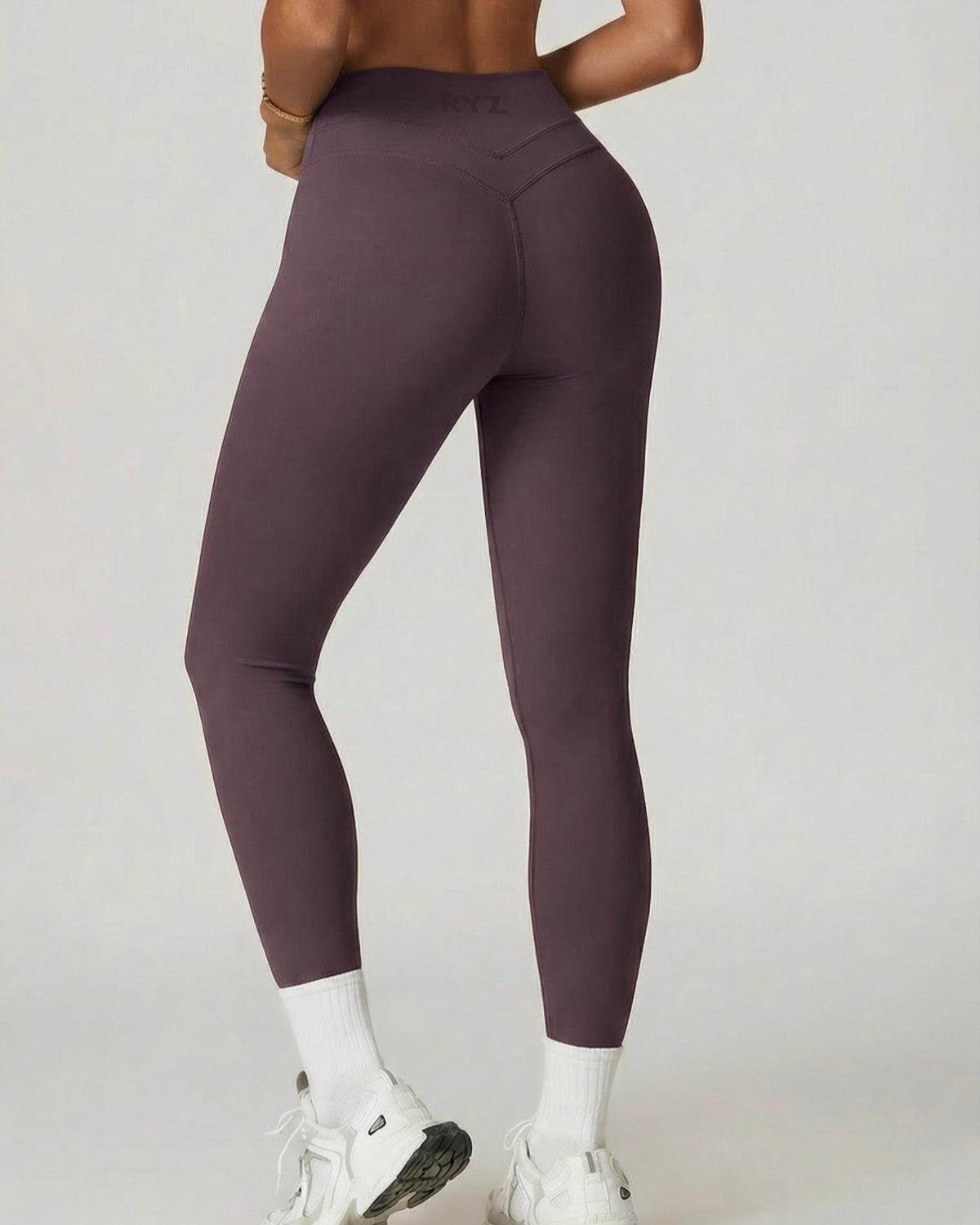 Core Sculpt Fit Set | Adjustable Straps Tank | Removable Pads | No Front Seam Leggings | Softretch® Workout Co-Ord (Purple)