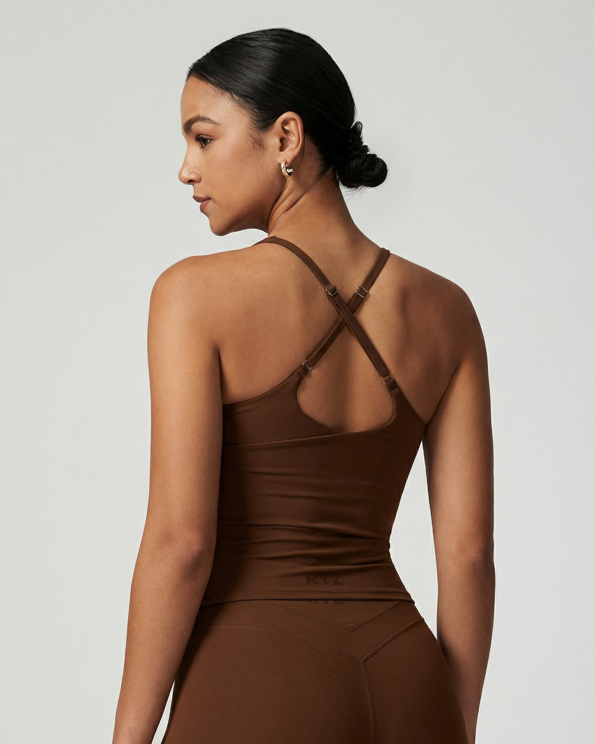 Core Sculpt Fit Tank | Adjustable Cross-Back | Removable Pads | Softretch®
