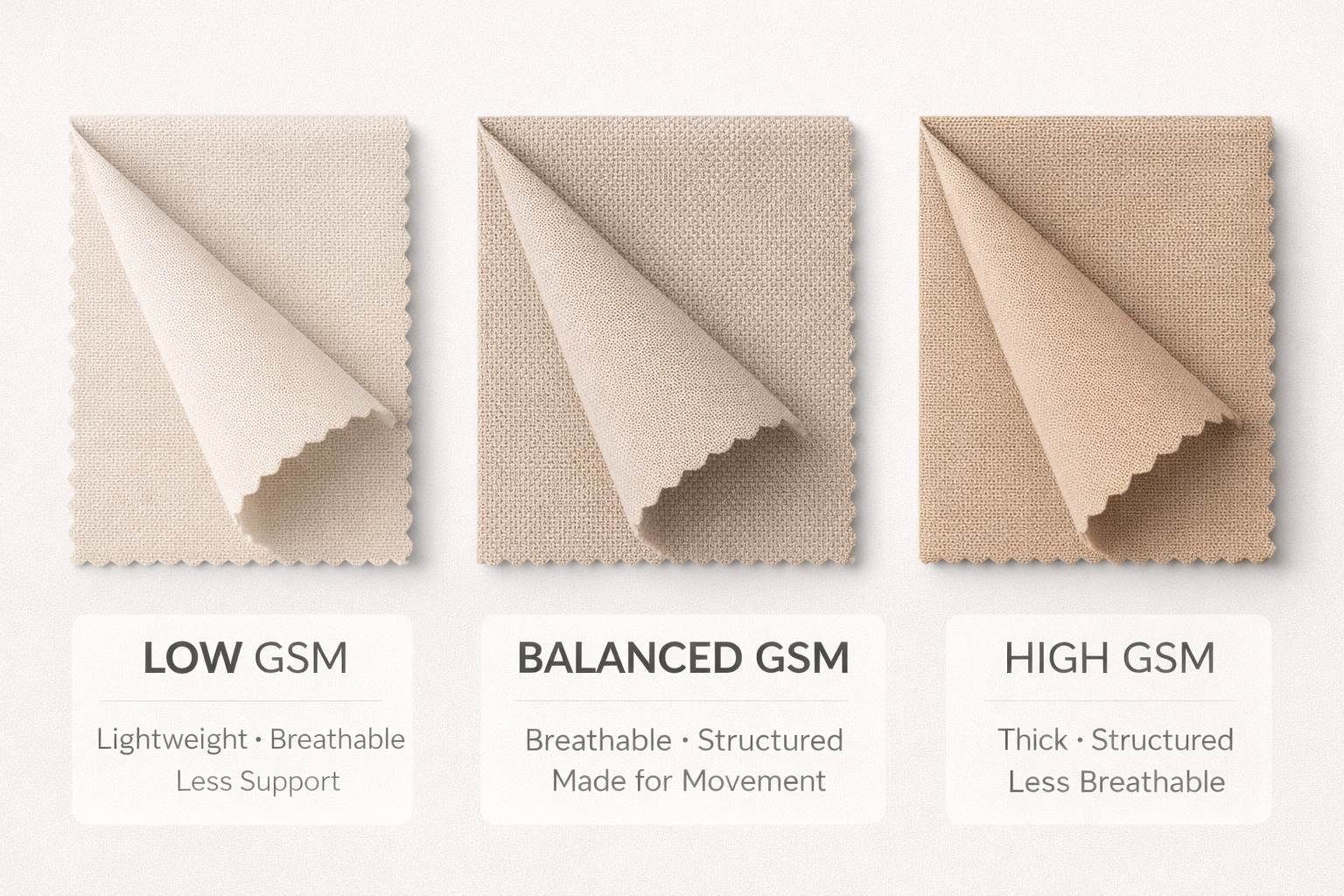 Thick vs Thin Fabric in Activewear: What Actually Performs Better?