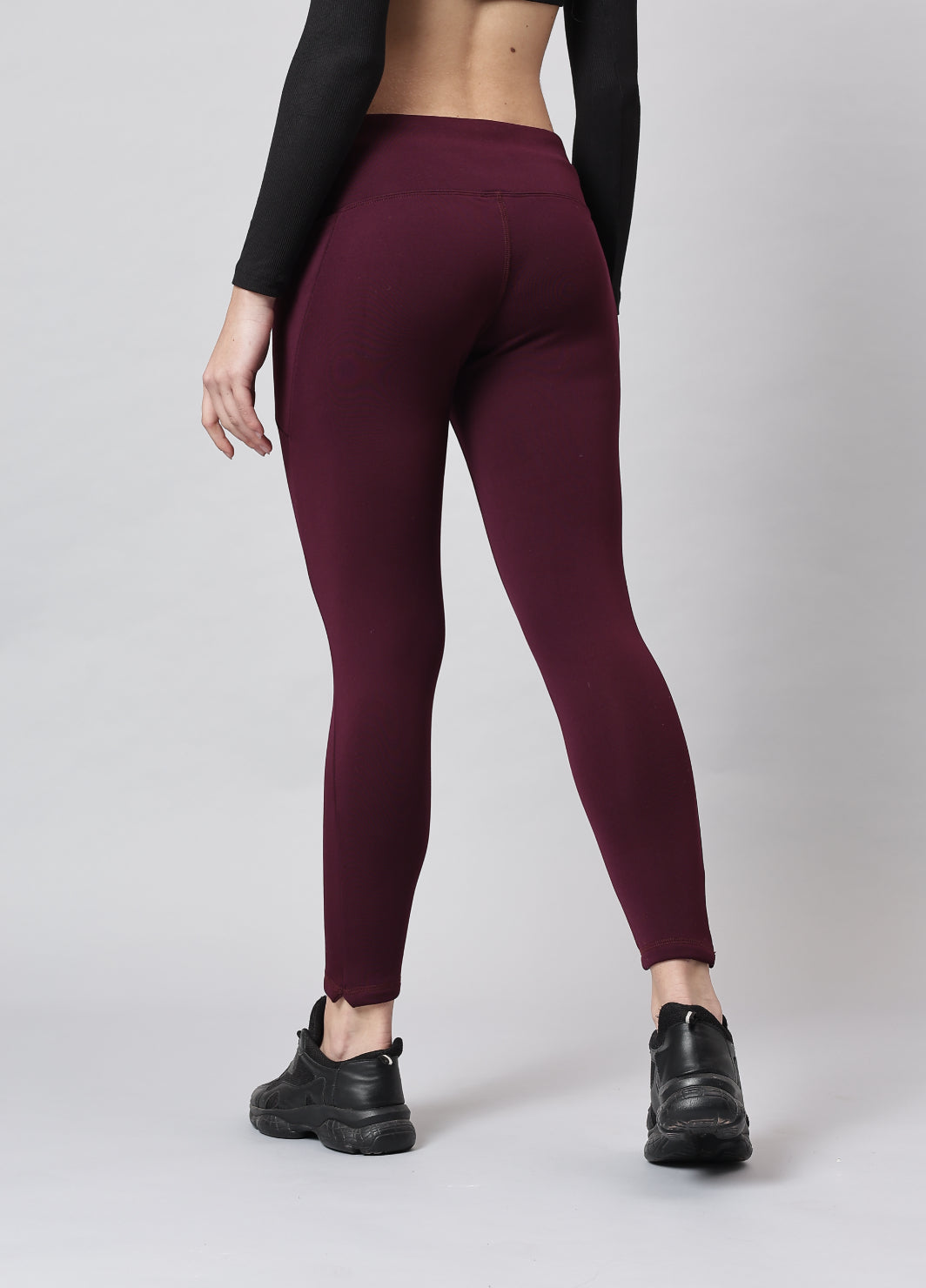 ️‍🔥 Warm-strech Leggings with Pockets | Furry Warmth (WN)