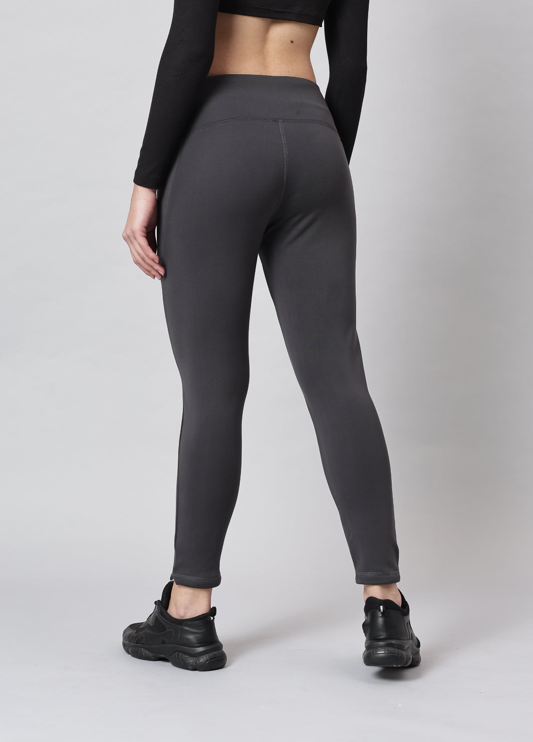 ️‍🔥 Warm-strech Leggings with Pockets | Furry Warmth (G)