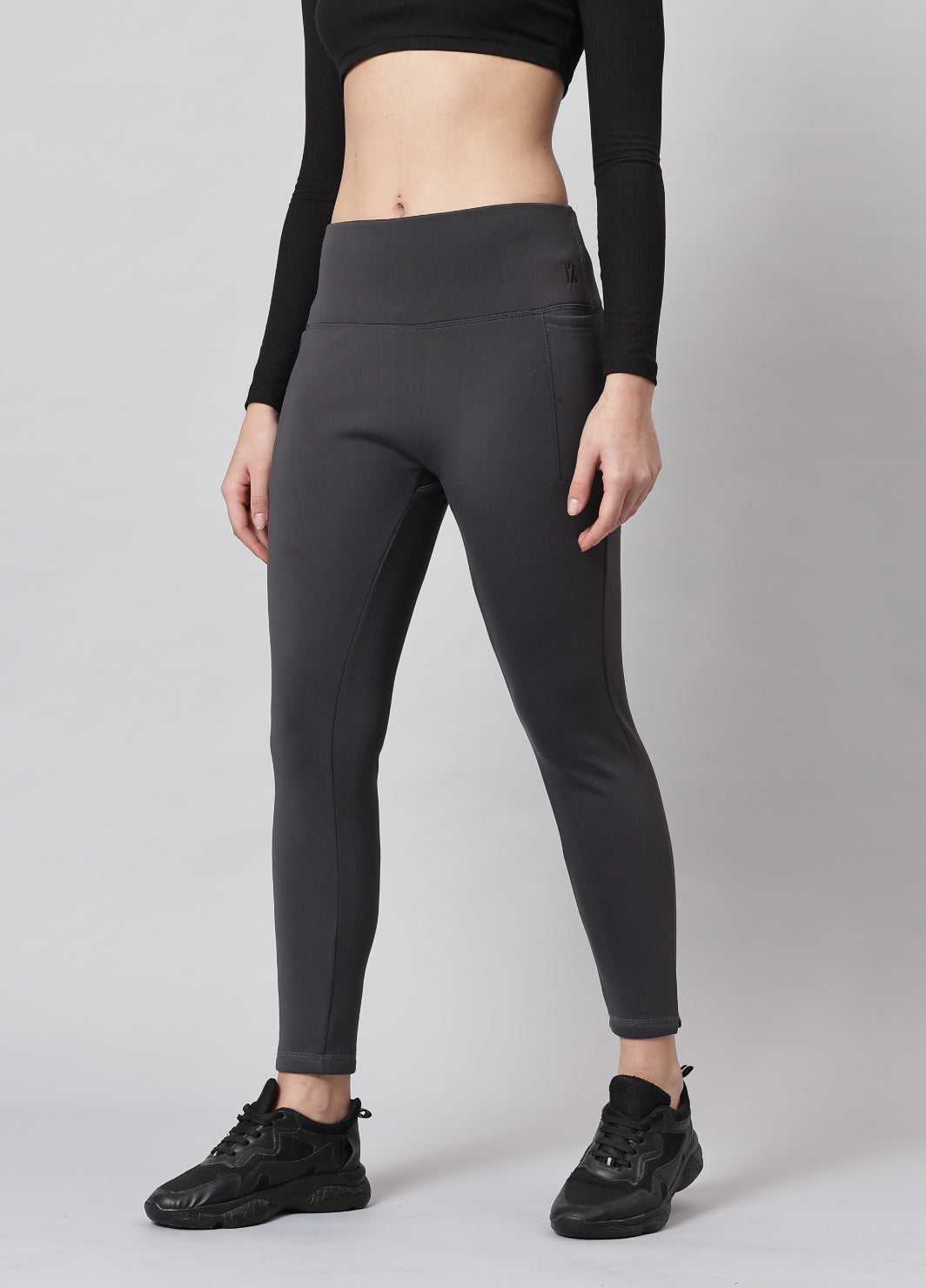 ️‍🔥 Warm-strech Leggings with Pockets | Furry Warmth (G)