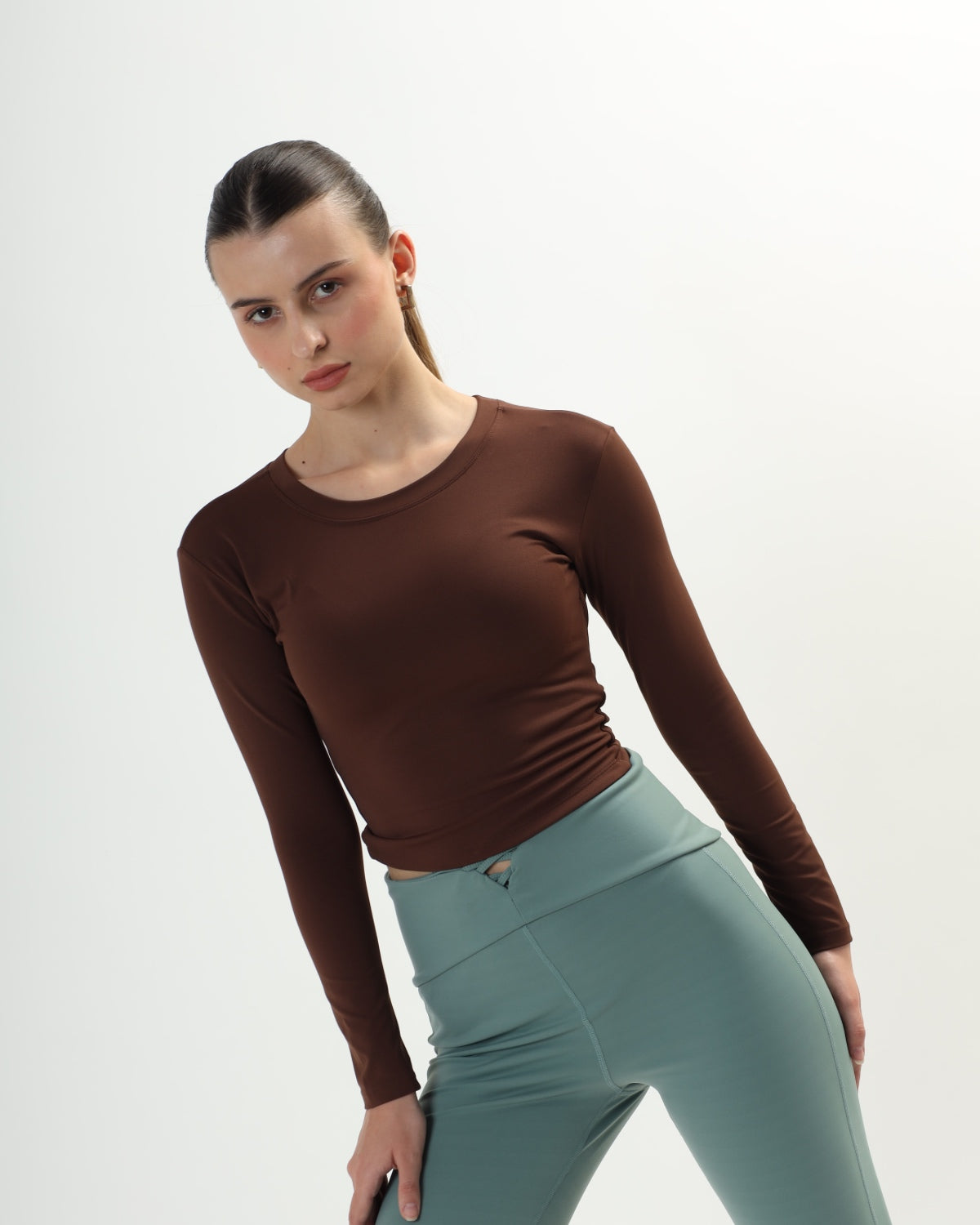 Swoosh Padded Knot Blot Flex Top (BR)