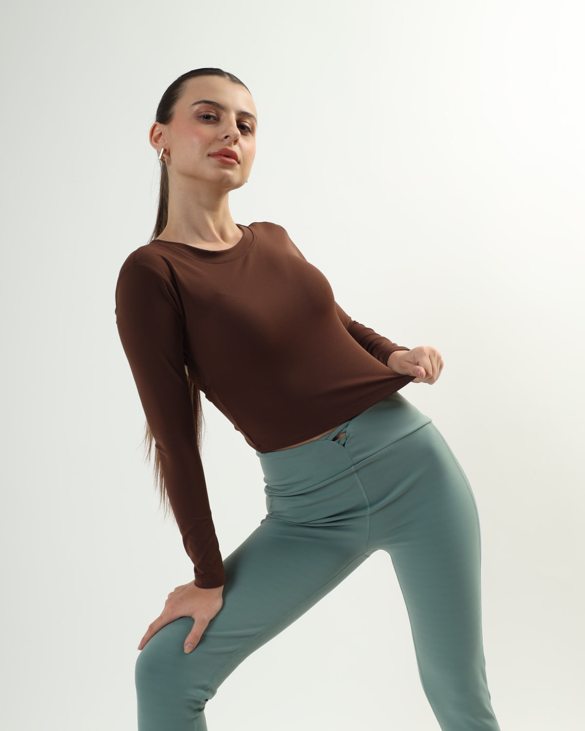 Swoosh Padded Knot Blot Flex Top (BR)