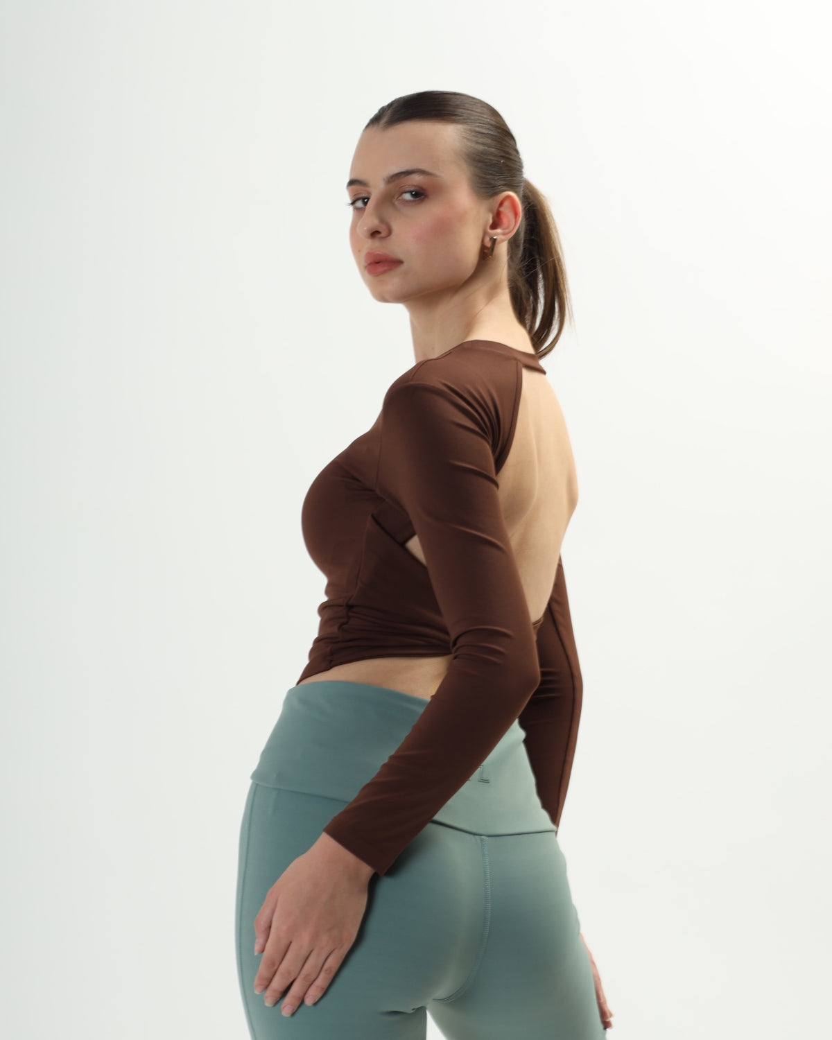 Swoosh Padded Knot Blot Flex Top (BR)