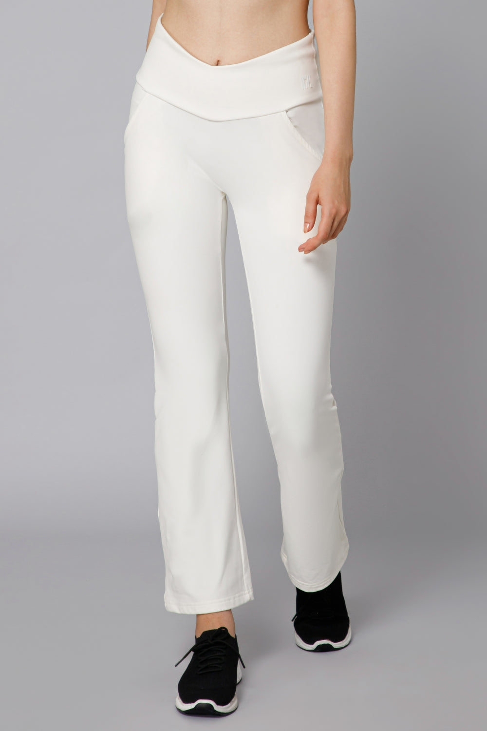 Swoosh Boot Cut Flair Pants (B)