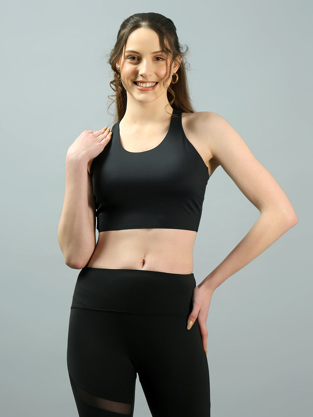 Swoosh Sports Bra Vest | bralette | Yoga Top (B)