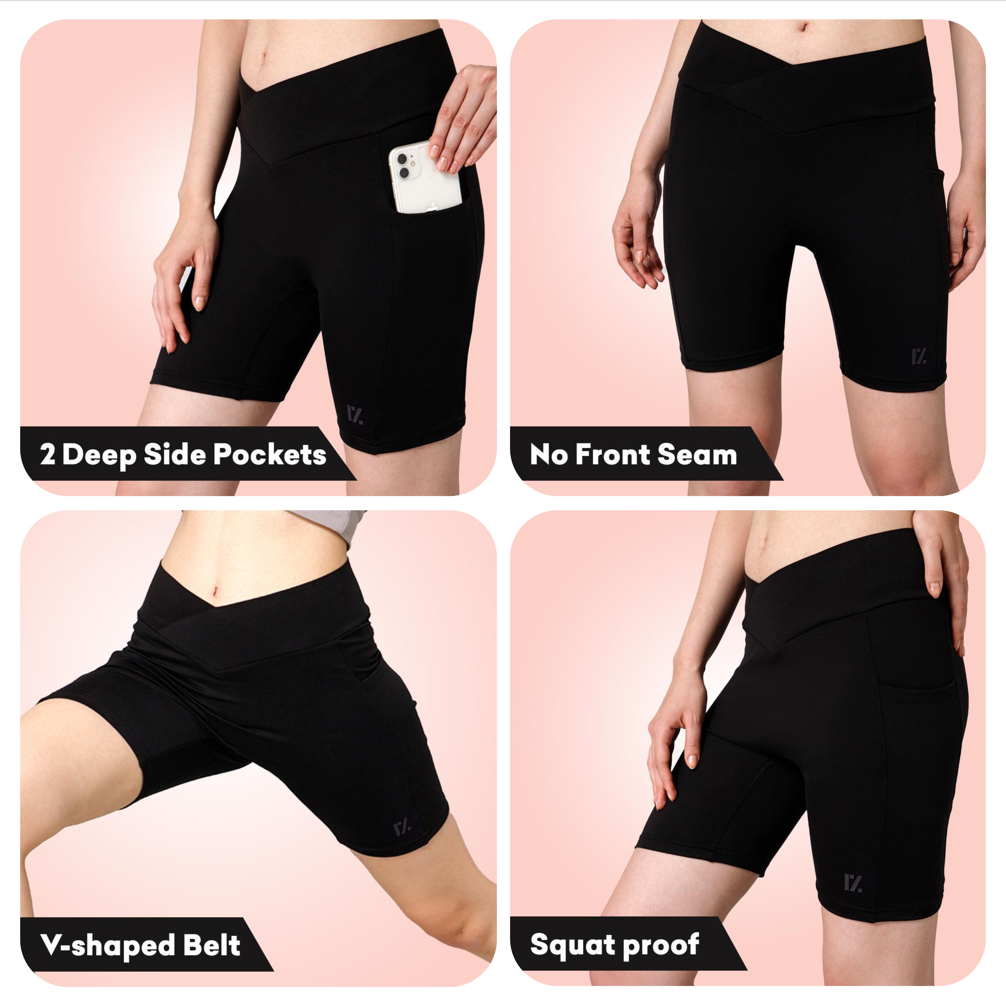 Core Biker Shorts | Cycling Shorts with pockets