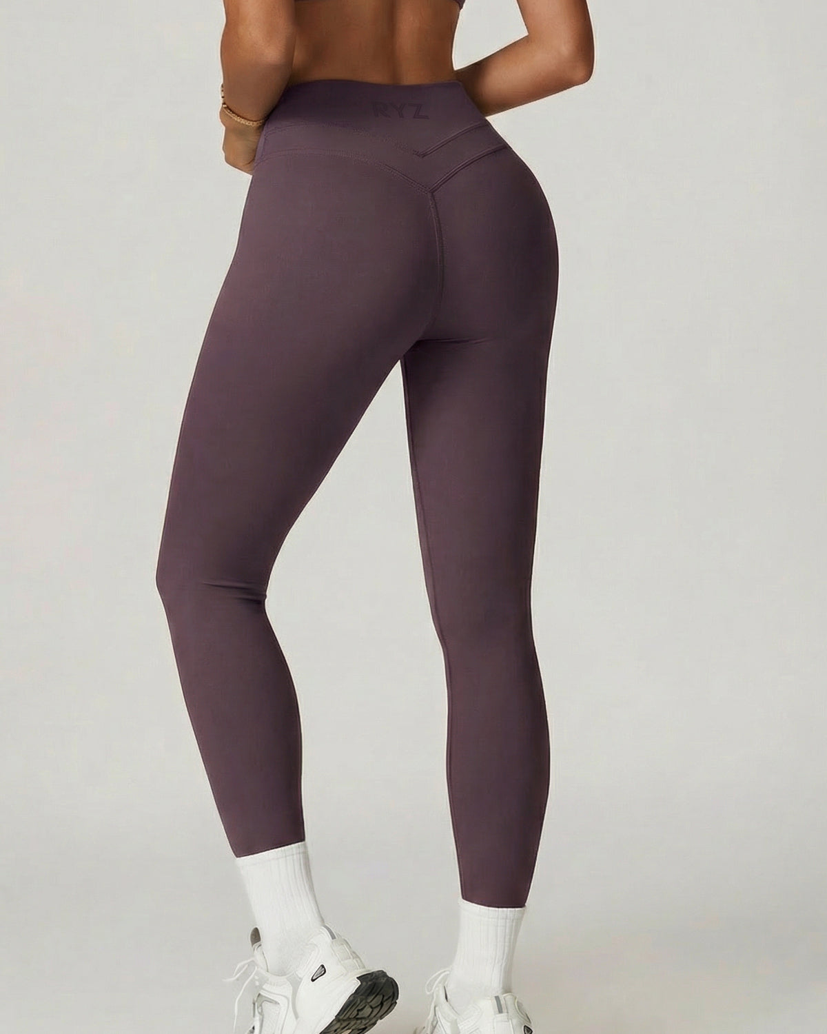 Core Sculpt Fit Leggings | No Front Seam | High Waist Sculpting | Softretch® (Purple)