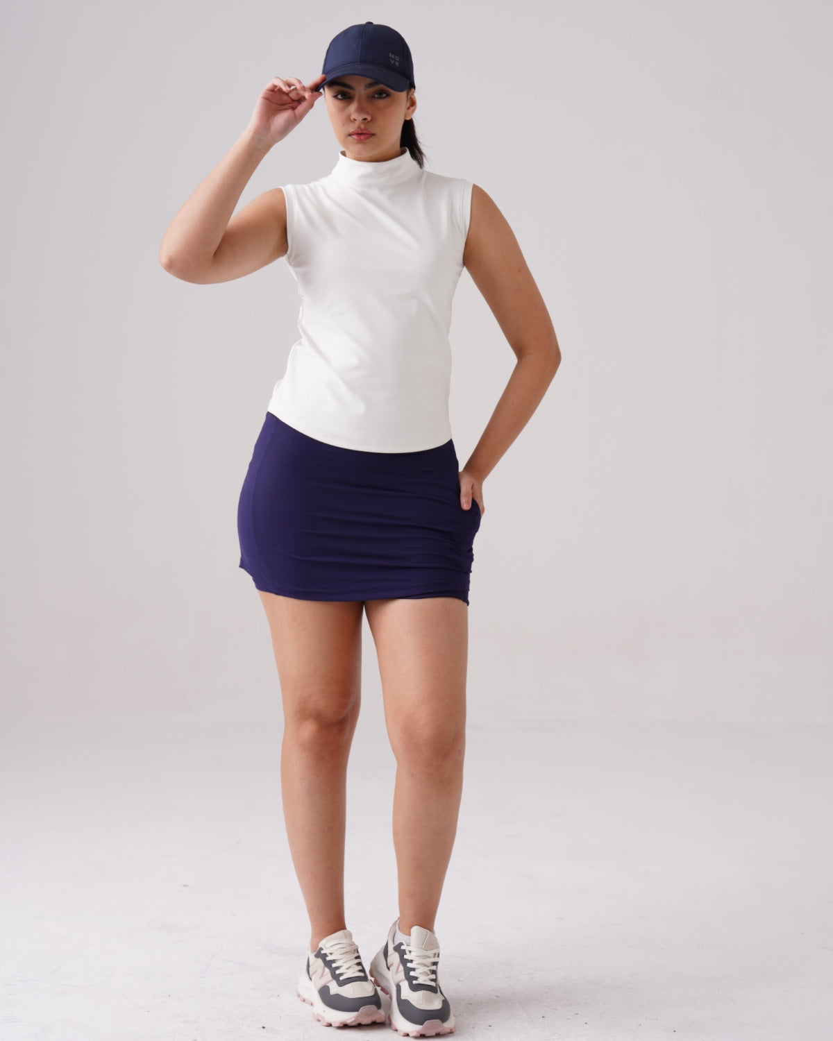 Softretch High-Neck Core Tank (W)