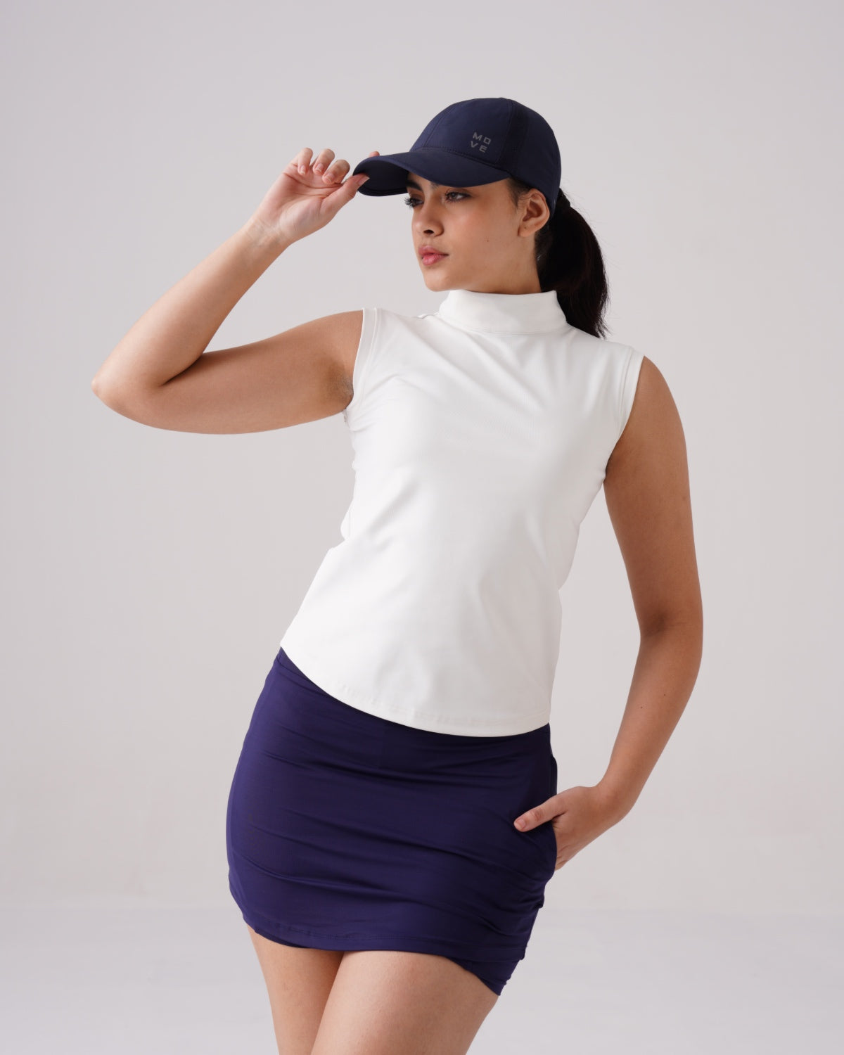 Softretch High-Neck Core Tank (W)