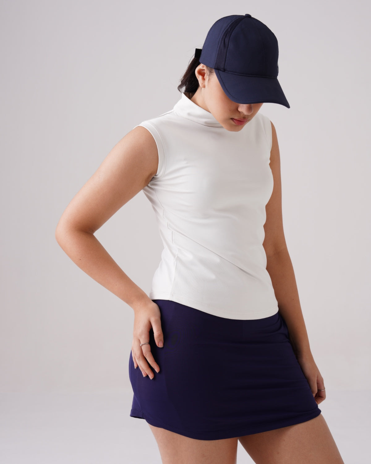 Softretch High-Neck Core Tank (W)