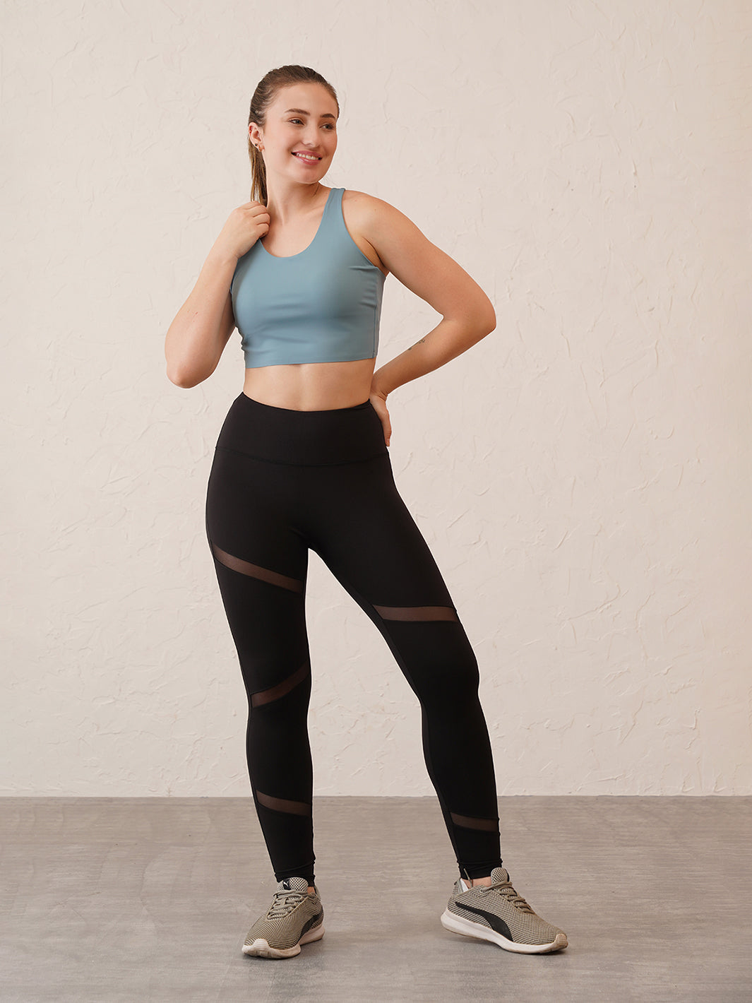 Core Mesh Slit leggings | Ultra Breathable