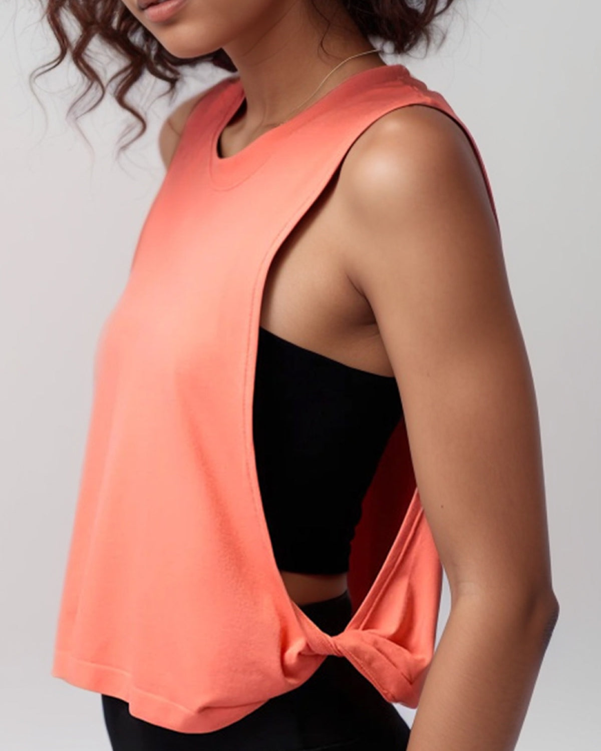 Original Core Layer Tank top | Softretch® (Coral Orange)