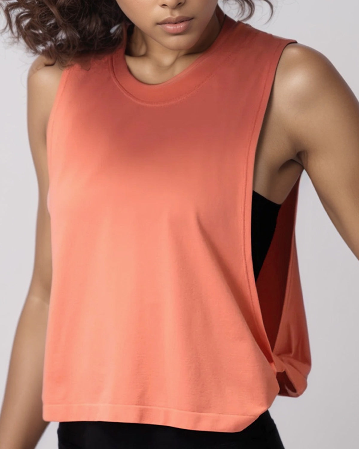 Original Core Layer Tank top | Softretch® (Coral Orange)