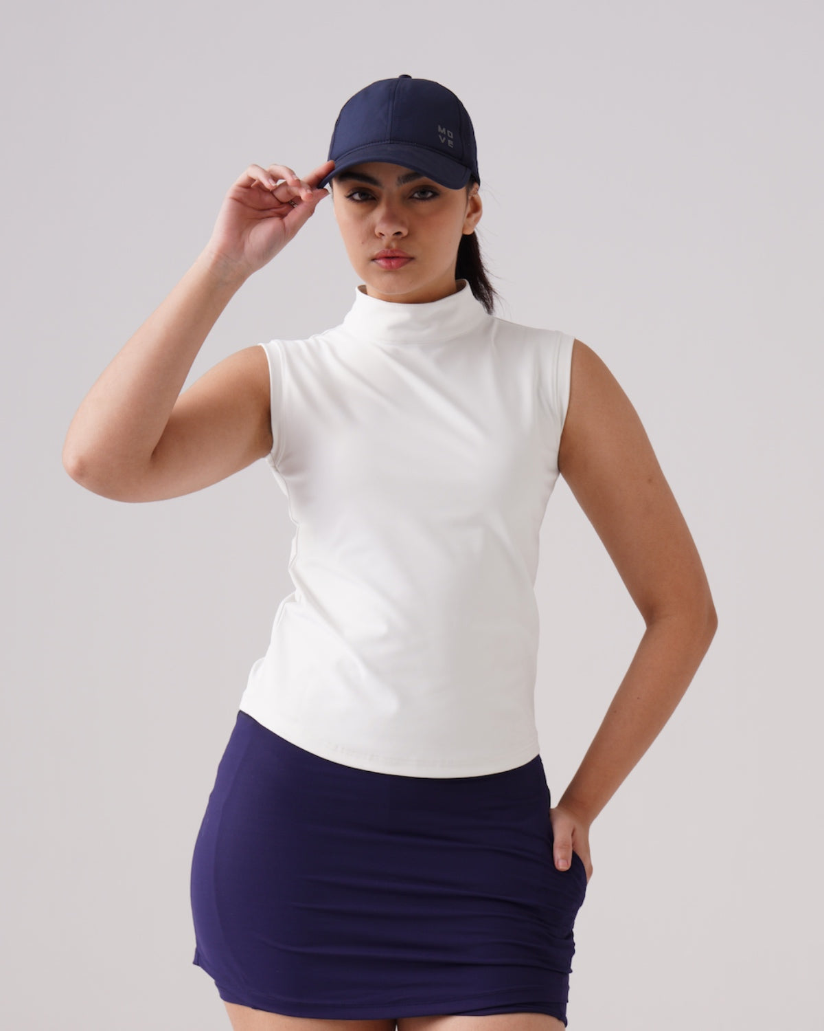 Softretch High-Neck Core Tank (W)
