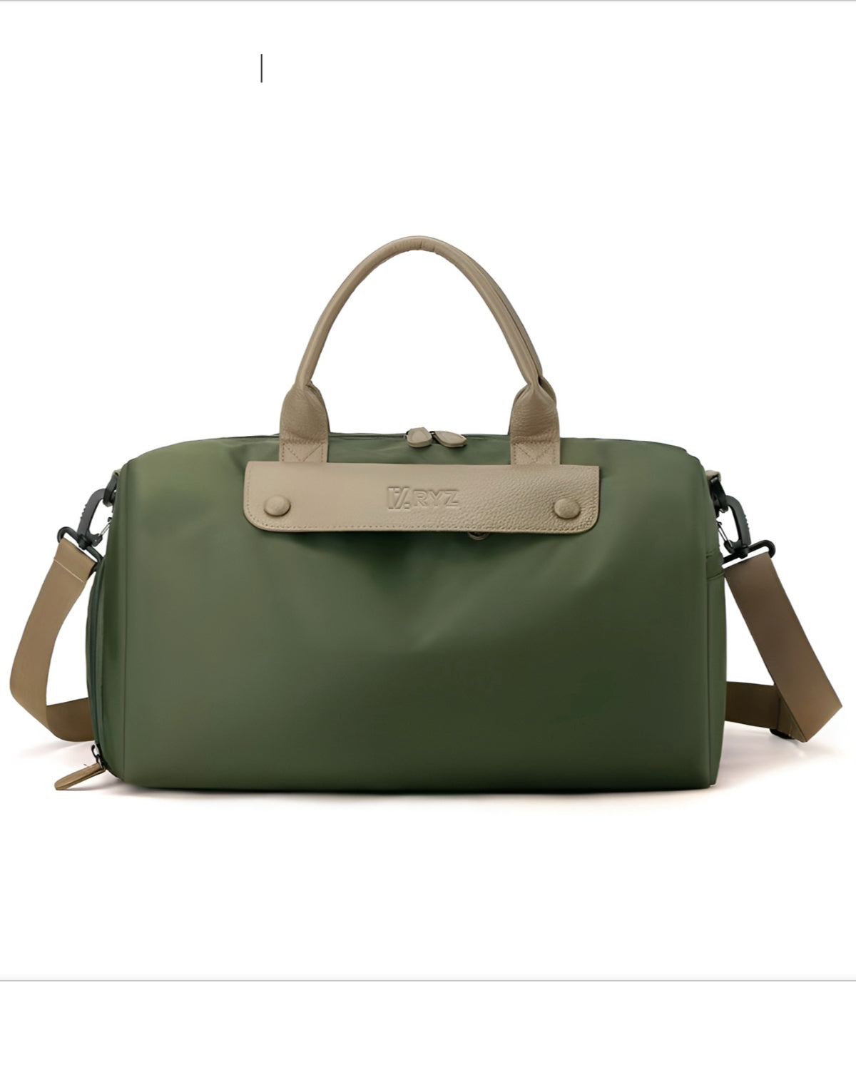 RYZ Active Bag - Carry All | Leather Series (OB) | Premium Gym Bag | Luxury Travel Duffle