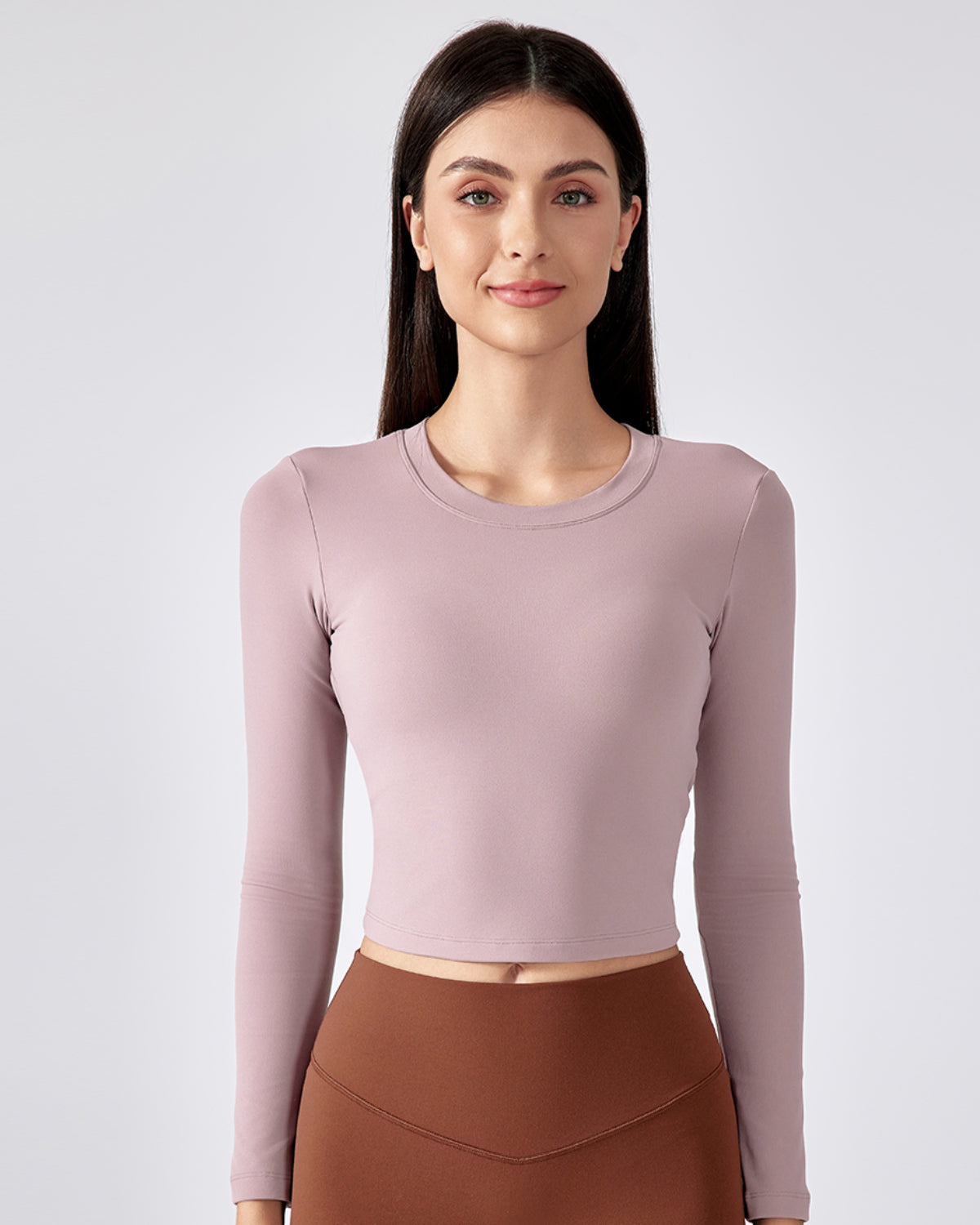 Original Swoosh Padded Knot Blot Flex Top (SDR) | Open Back | Softretch® (Dusky Rose)