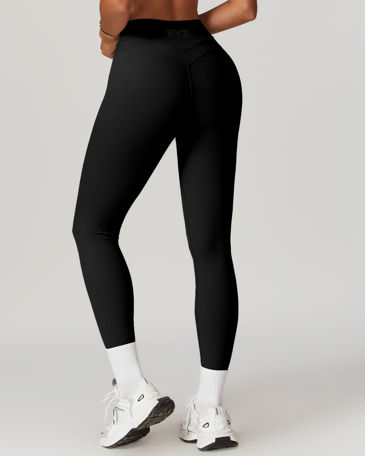 Core Sculpt Fit Leggings | No Front Seam | High Waist Sculpting | Softretch® (Black)