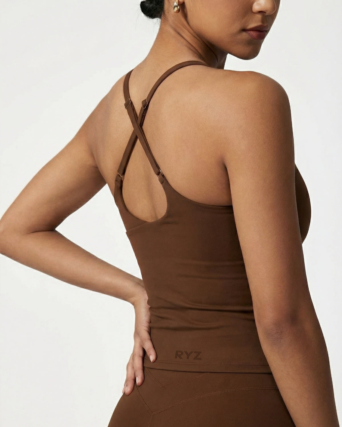 Core Sculpt Fit Set | Adjustable Straps Tank | Removable Pads | No Front Seam Leggings | Softretch® Workout Co-Ord