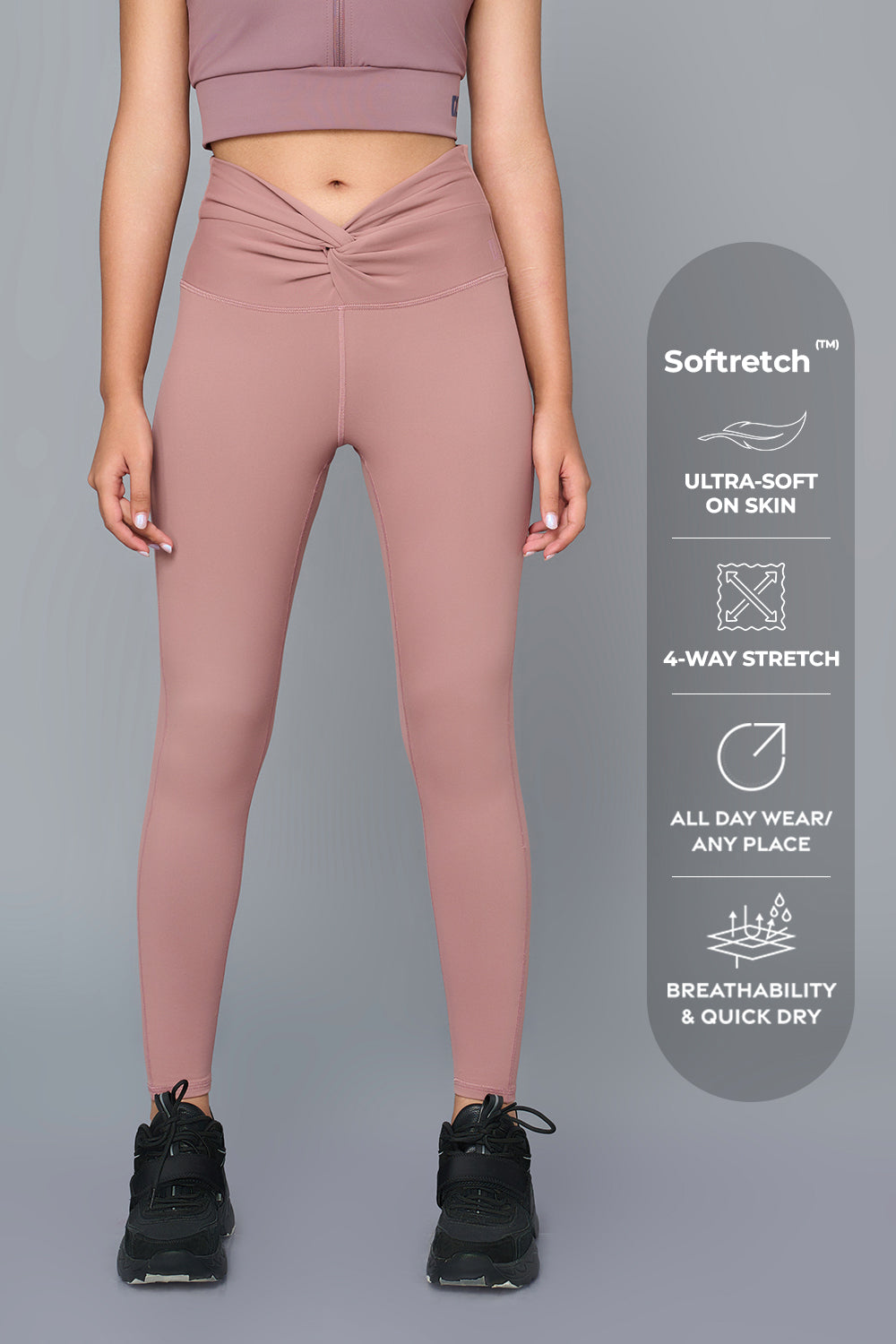 Core Mesh Slit leggings | Ultra Breathable